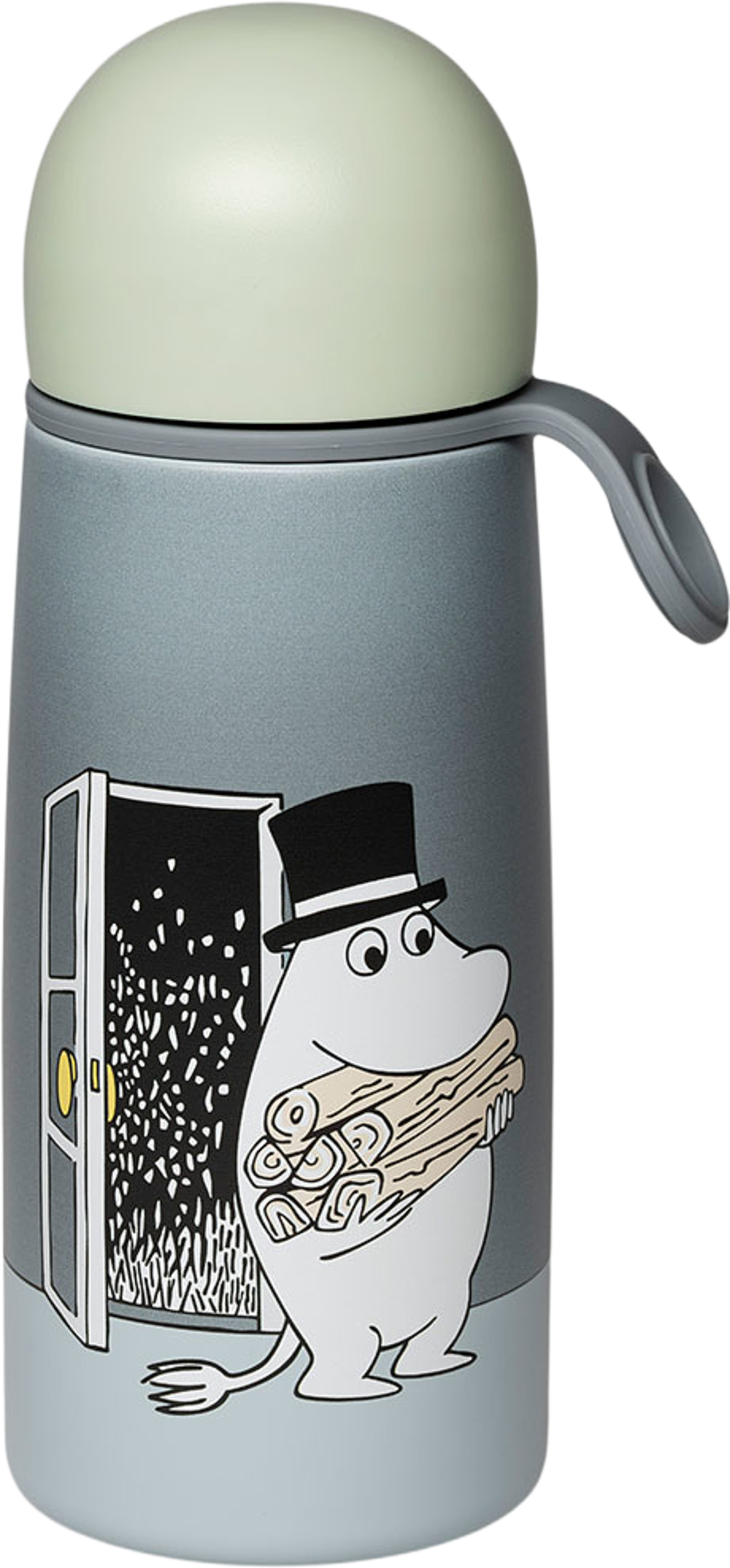 Mumin termosflaska 0,45L Muminpappa, från Arabia, i färgen Flerfärgad. Klicka för att öppna bilden i stort format