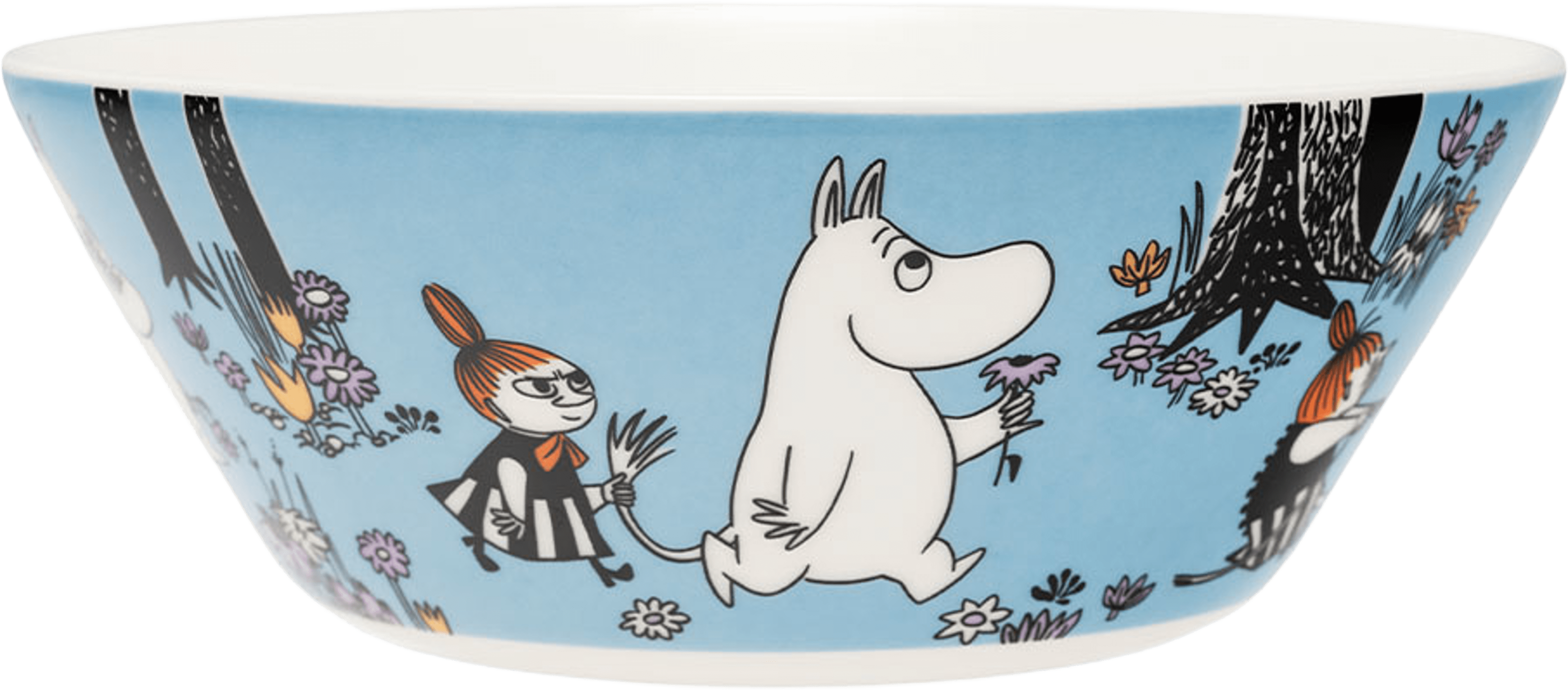 Mumin skål 15cm Vänner för alltid, från Arabia, i färgen Flerfärgad. Klicka för att öppna bilden i stort format