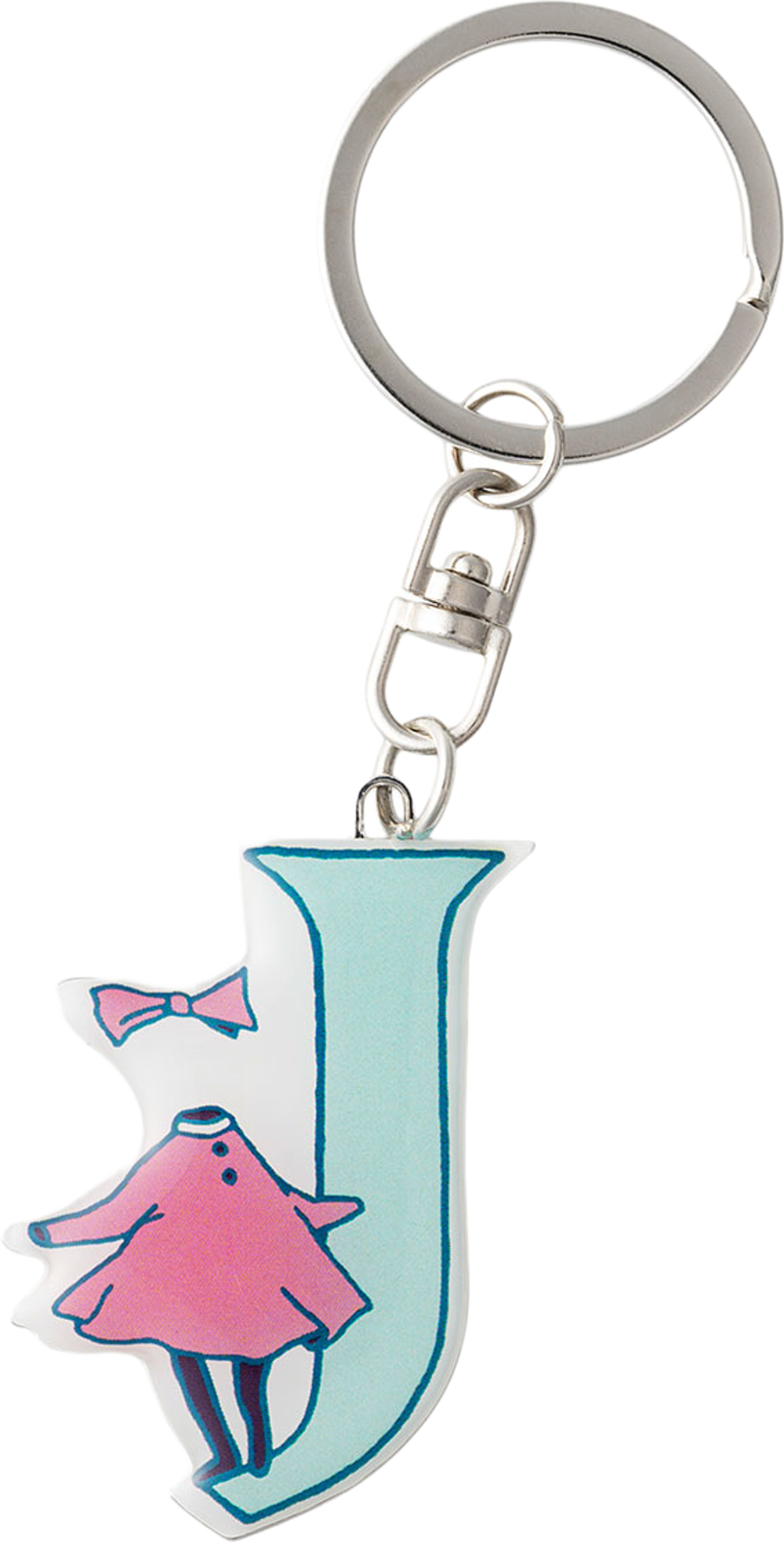 Mumin nyckelring Alfabet J, från Arabia, i färgen Blå. Klicka för att öppna bilden i stort format