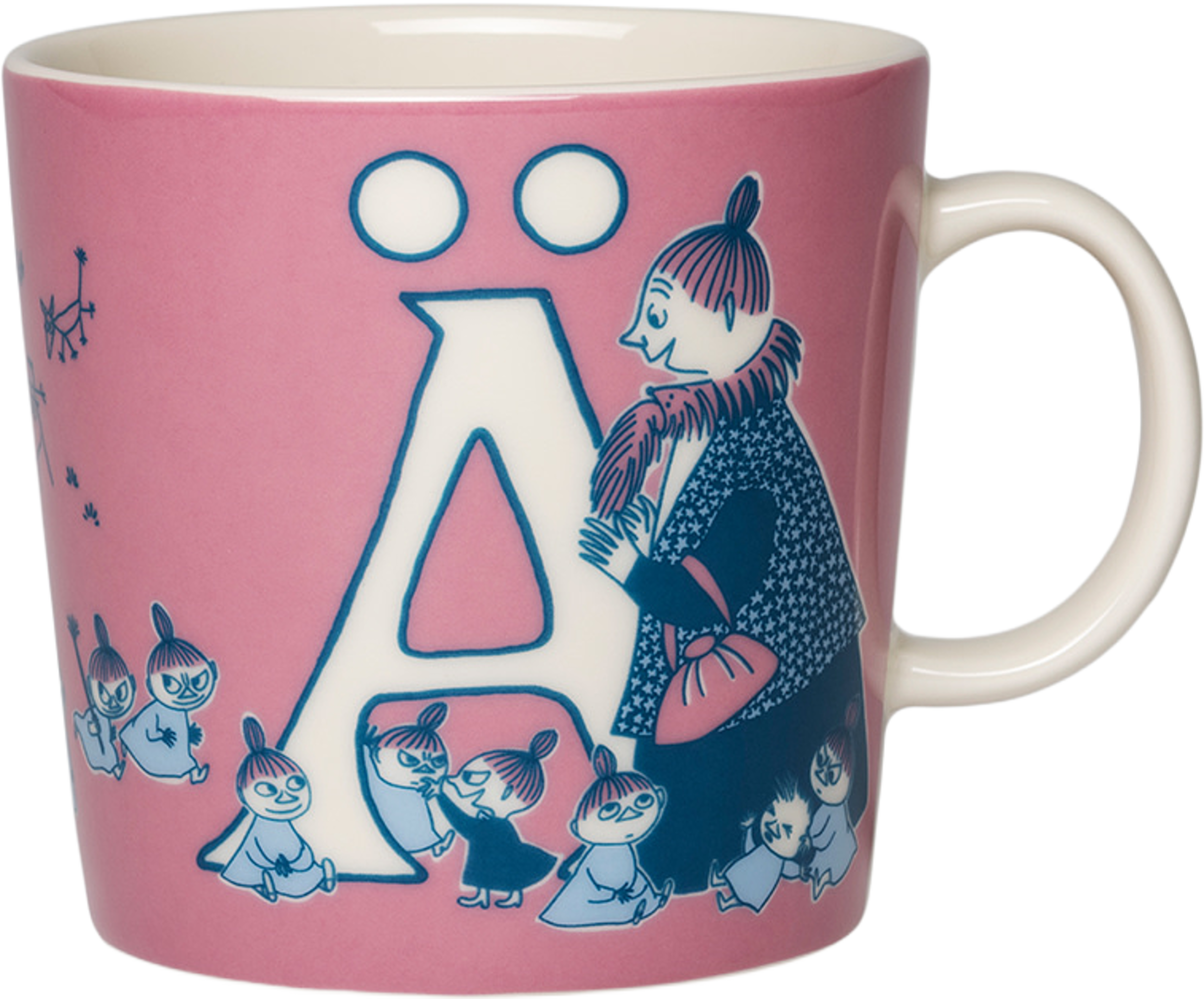 Mumin mugg 0,4L ABC Ä, från Arabia, i färgen Flerfärgad. Klicka för att öppna bilden i stort format