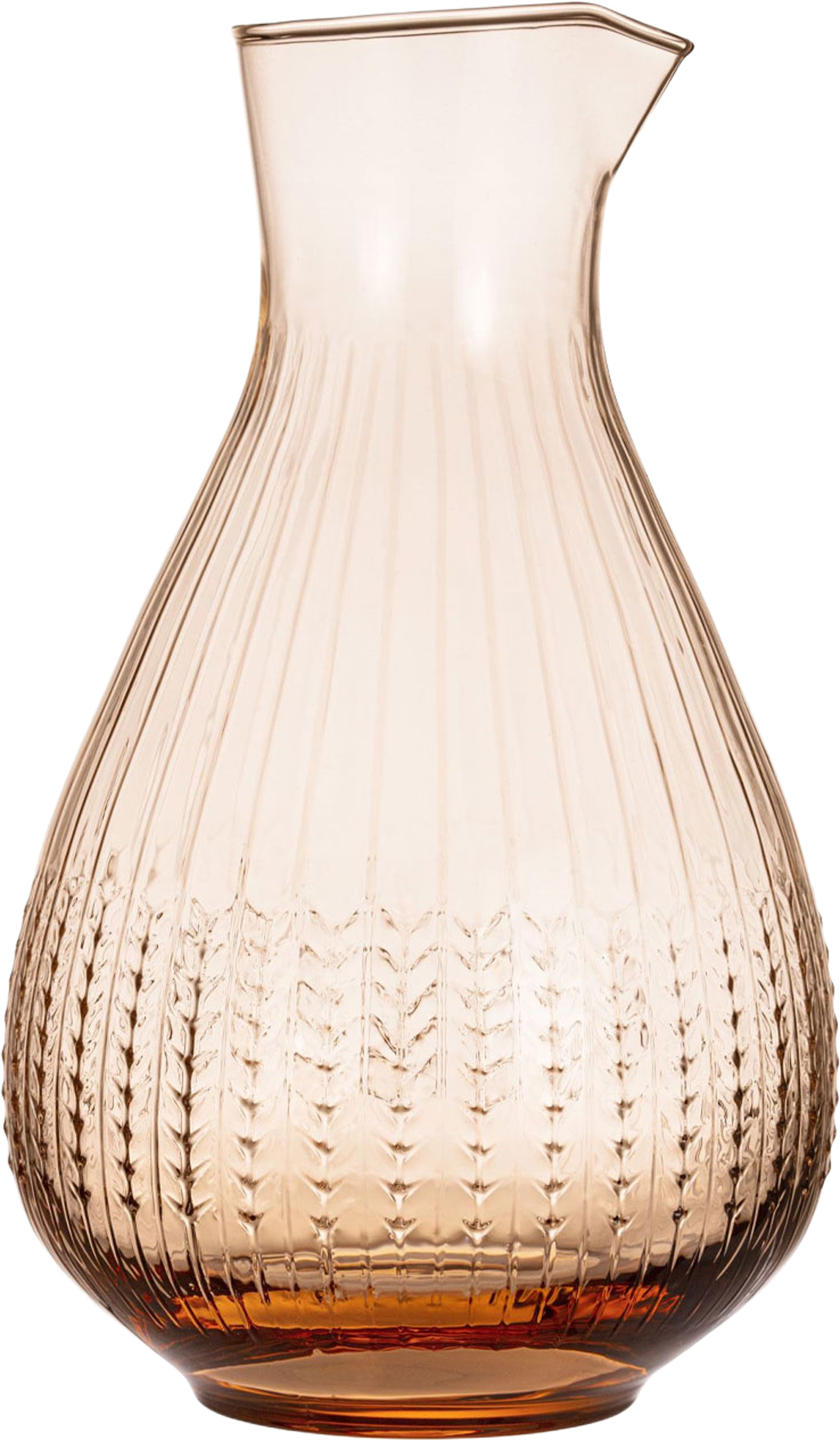 Swedish grace karaff 100 cl jubilee, från Rörstrand, i färgen Karamell. Klicka för att öppna bilden i stort format