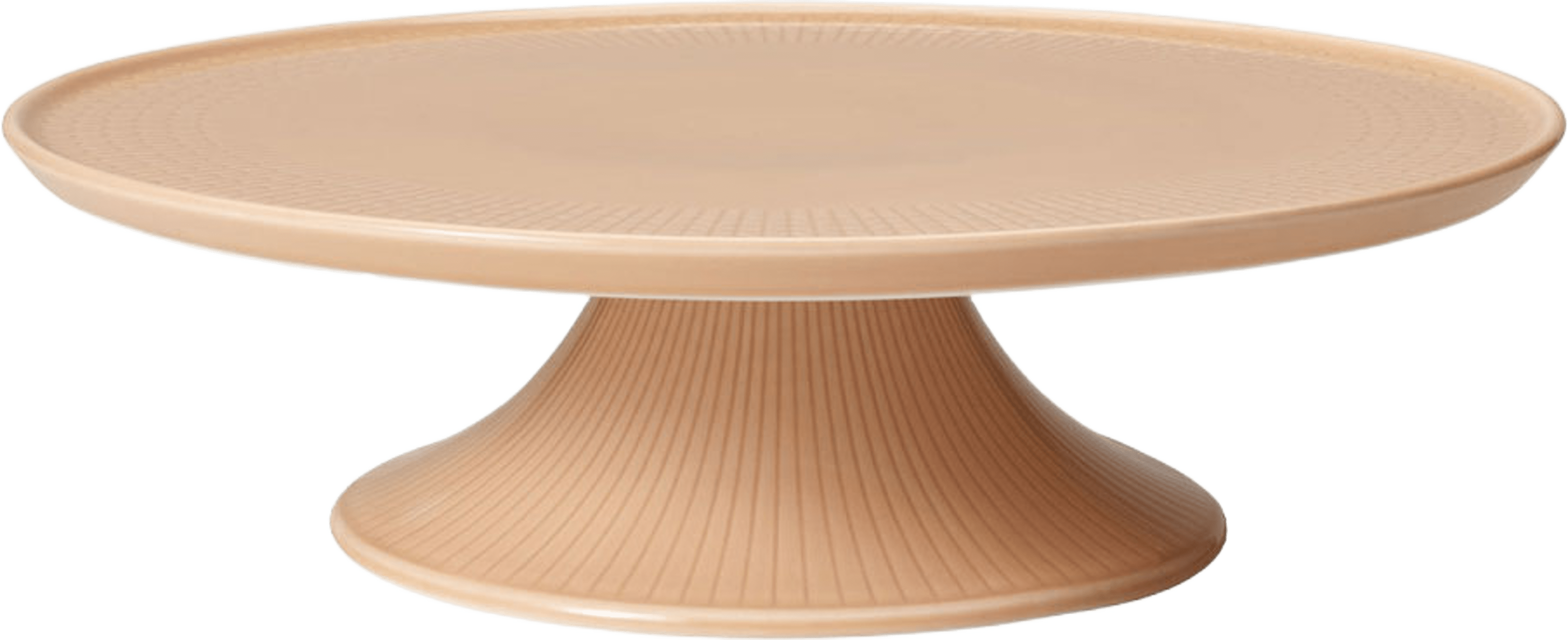 Swedish Grace tårtfat 31 cm jubilee, från Rörstrand, i färgen Karamell. Klicka för att öppna bilden i stort format