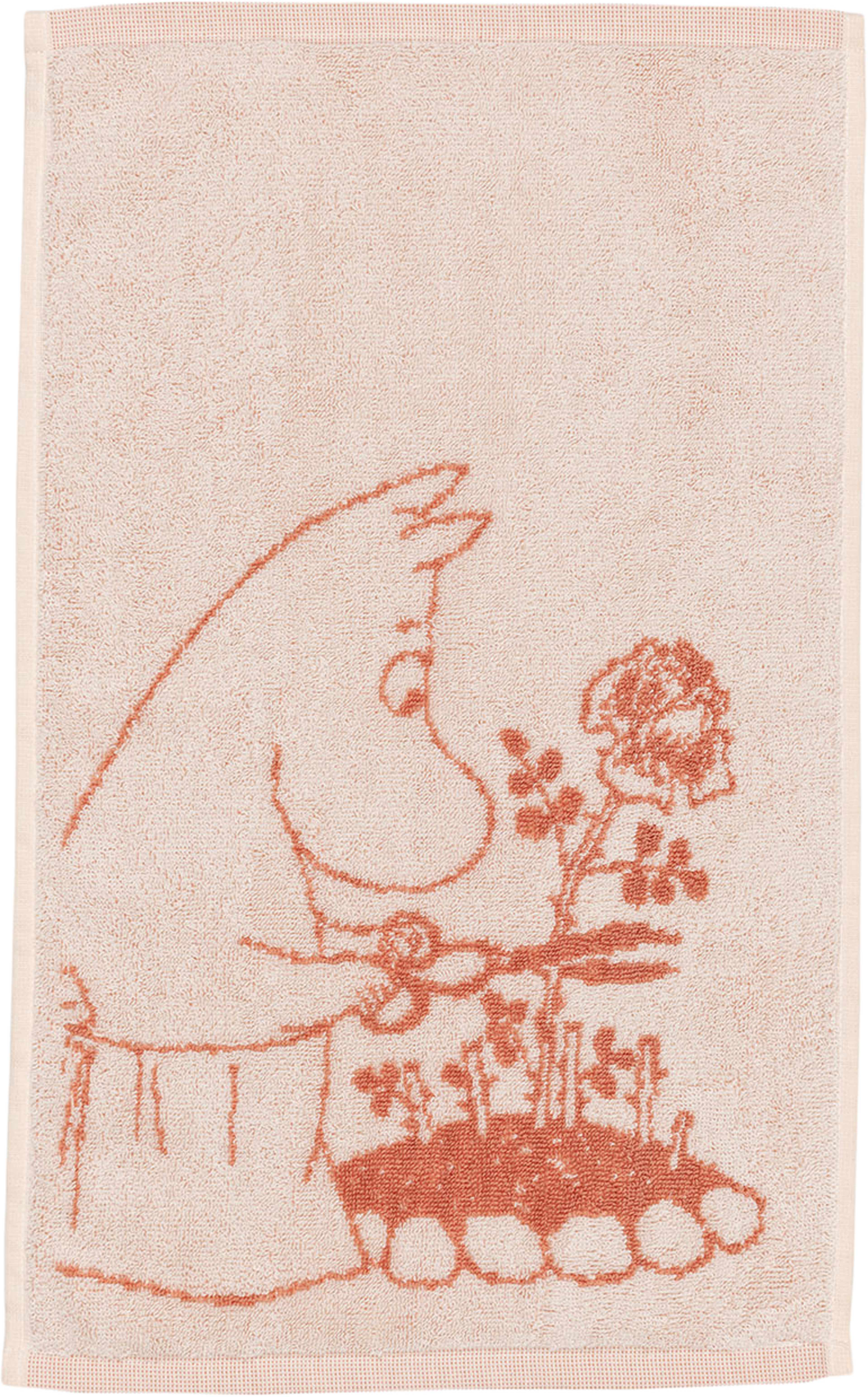 Mumin handduk 30x50 Muminmamma beige GOTS, från Arabia, i färgen Beige. Klicka för att öppna bilden i stort format