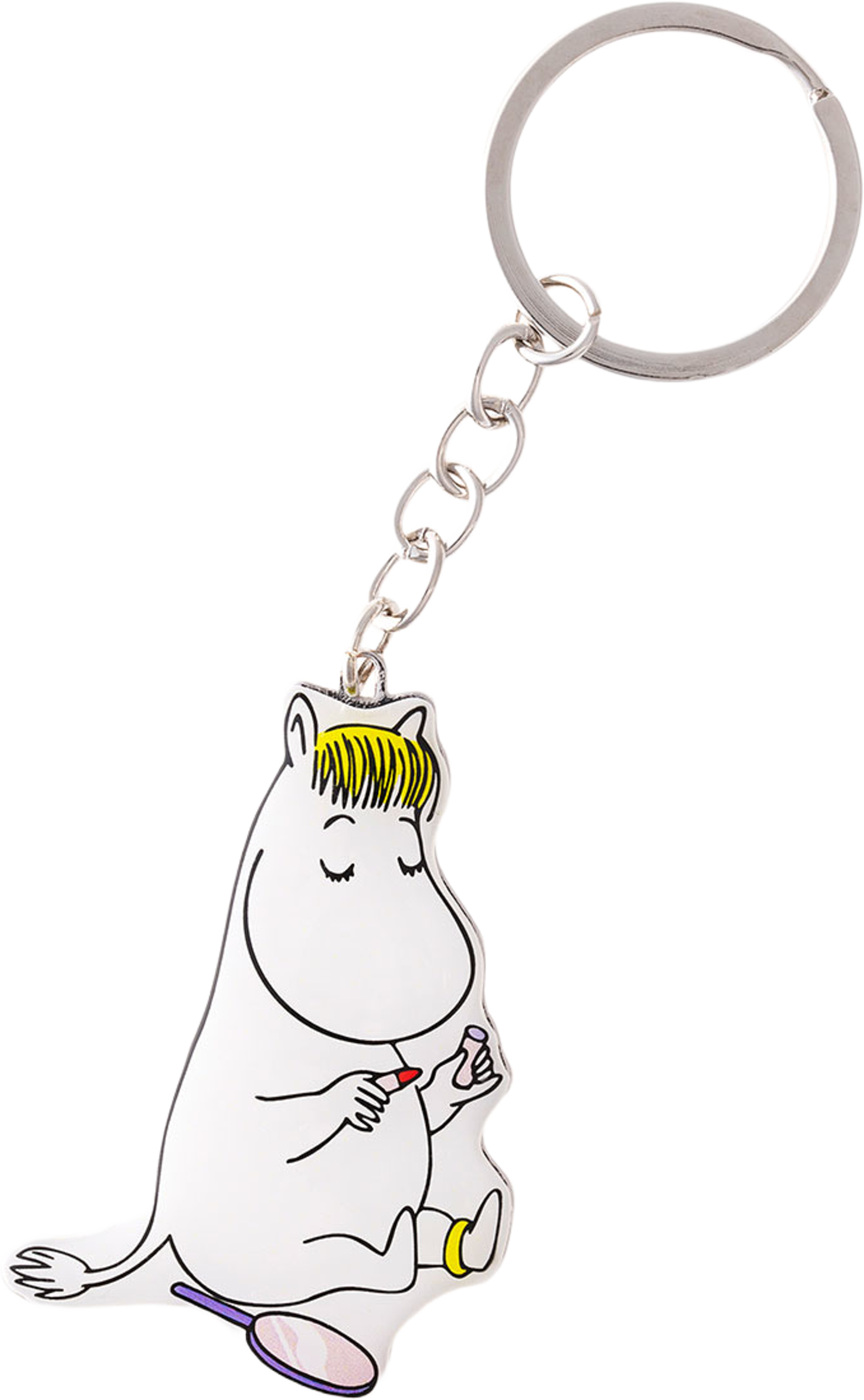 Mumin nyckelring Snorkfröken, från Arabia, i färgen Flerfärgad. Klicka för att öppna bilden i stort format
