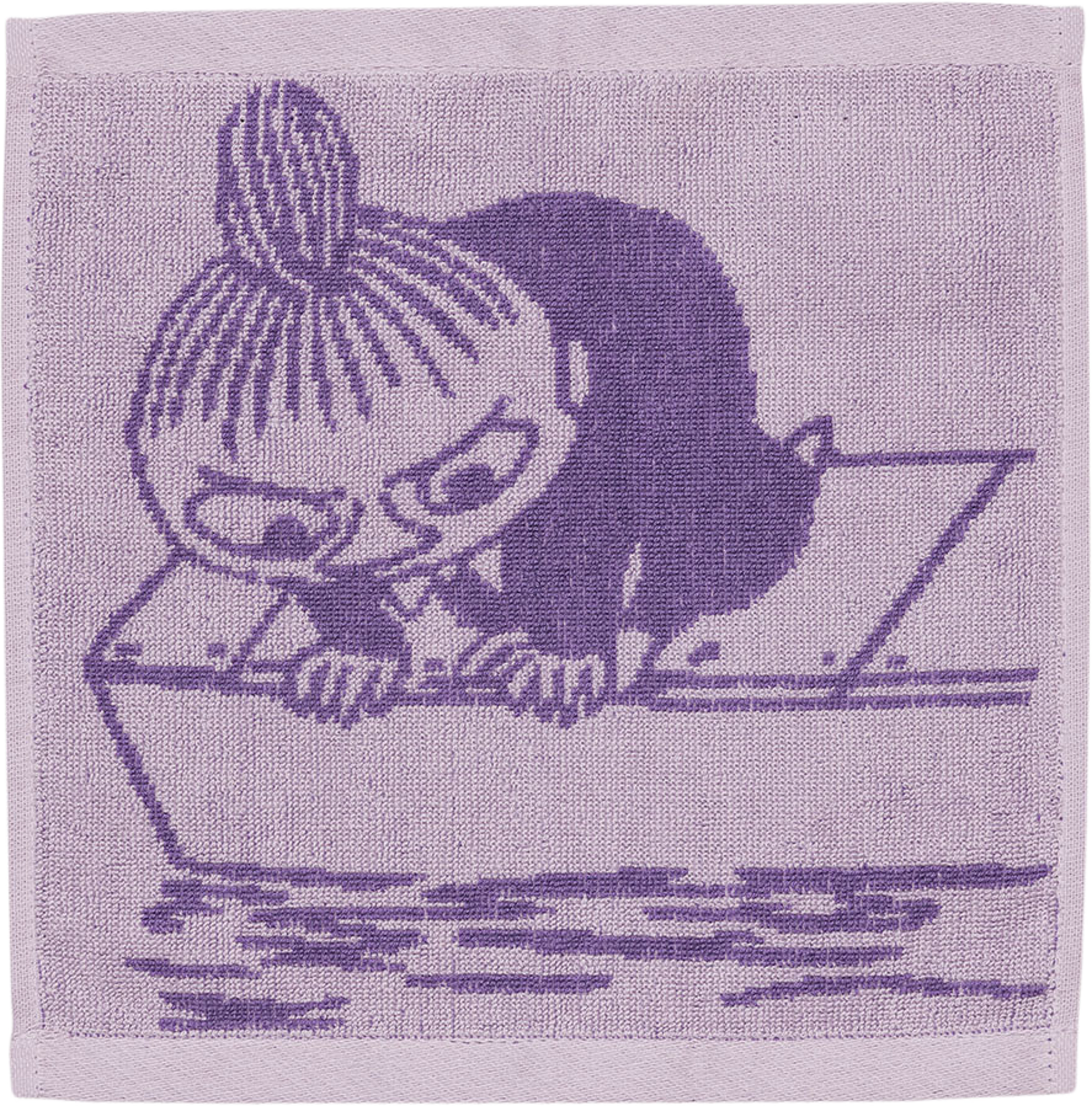 Mumin handduk 25x25 Lilla My lila GOTS, från Arabia, i färgen Lila. Klicka för att öppna bilden i stort format