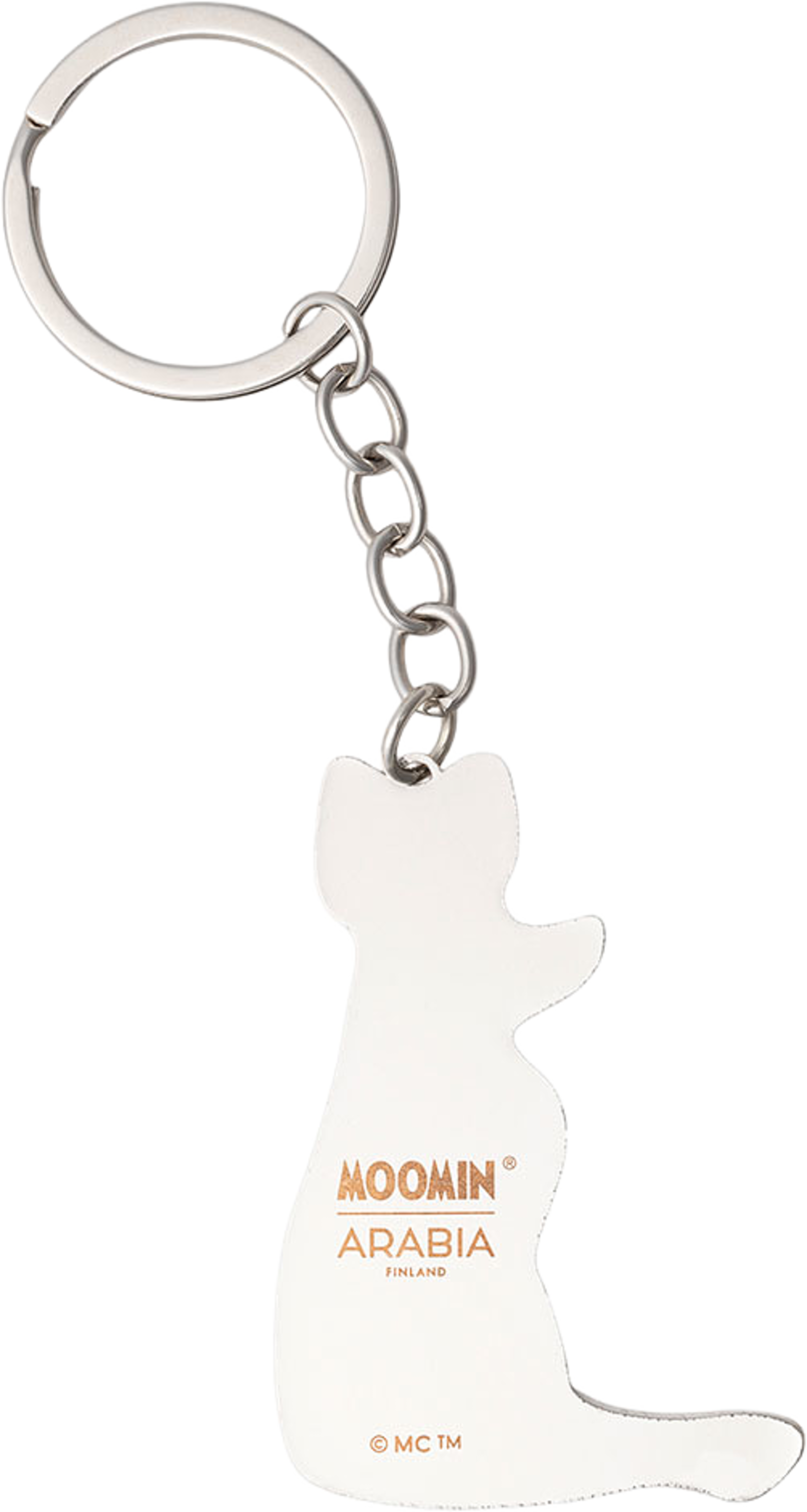 Mumin nyckelring Sniff, från Arabia, i färgen Flerfärgad. Klicka för att öppna bilden i stort format