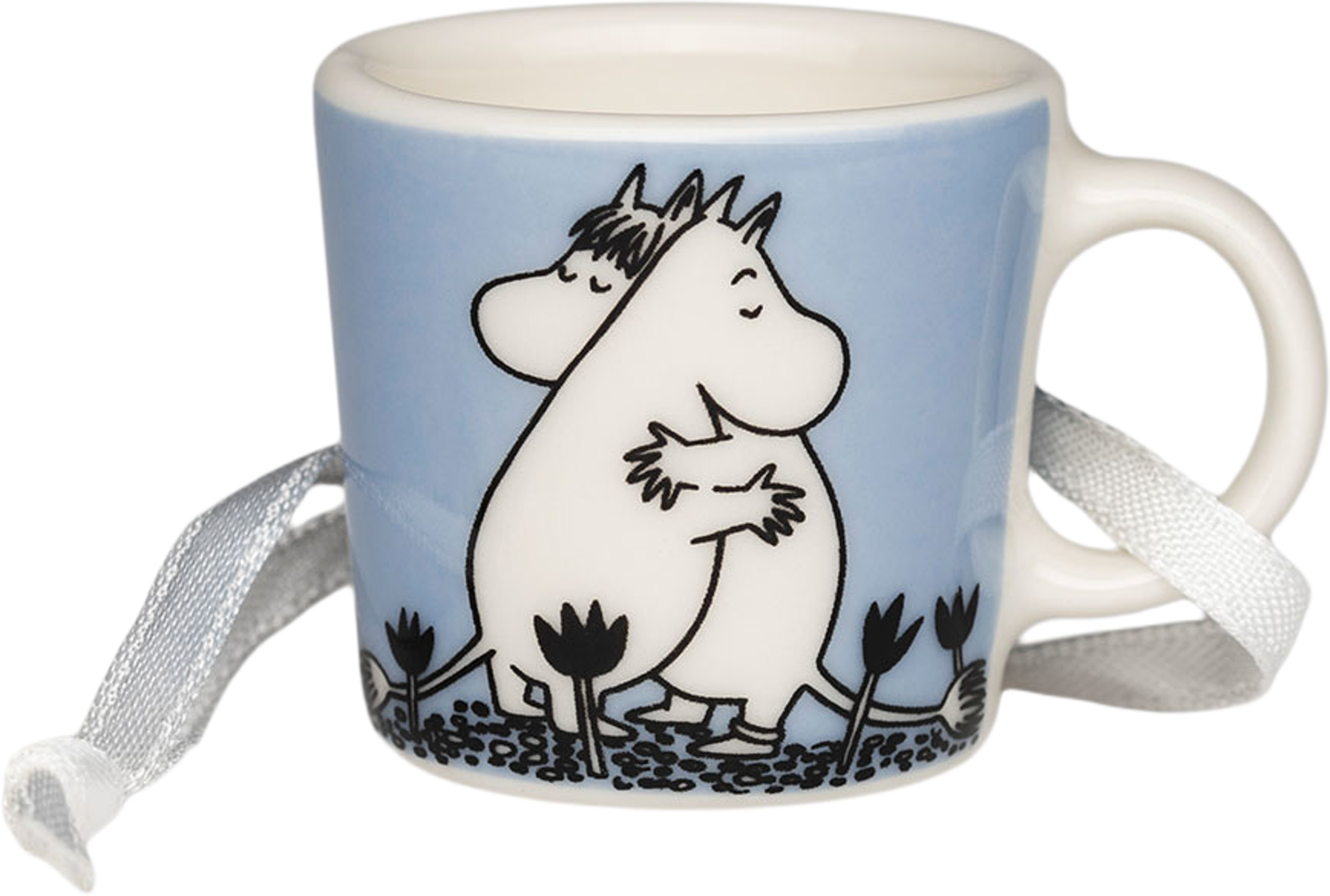 Mumin mini mugg Kärlek blå Box, från Arabia, i färgen Blå. Klicka för att öppna bilden i stort format