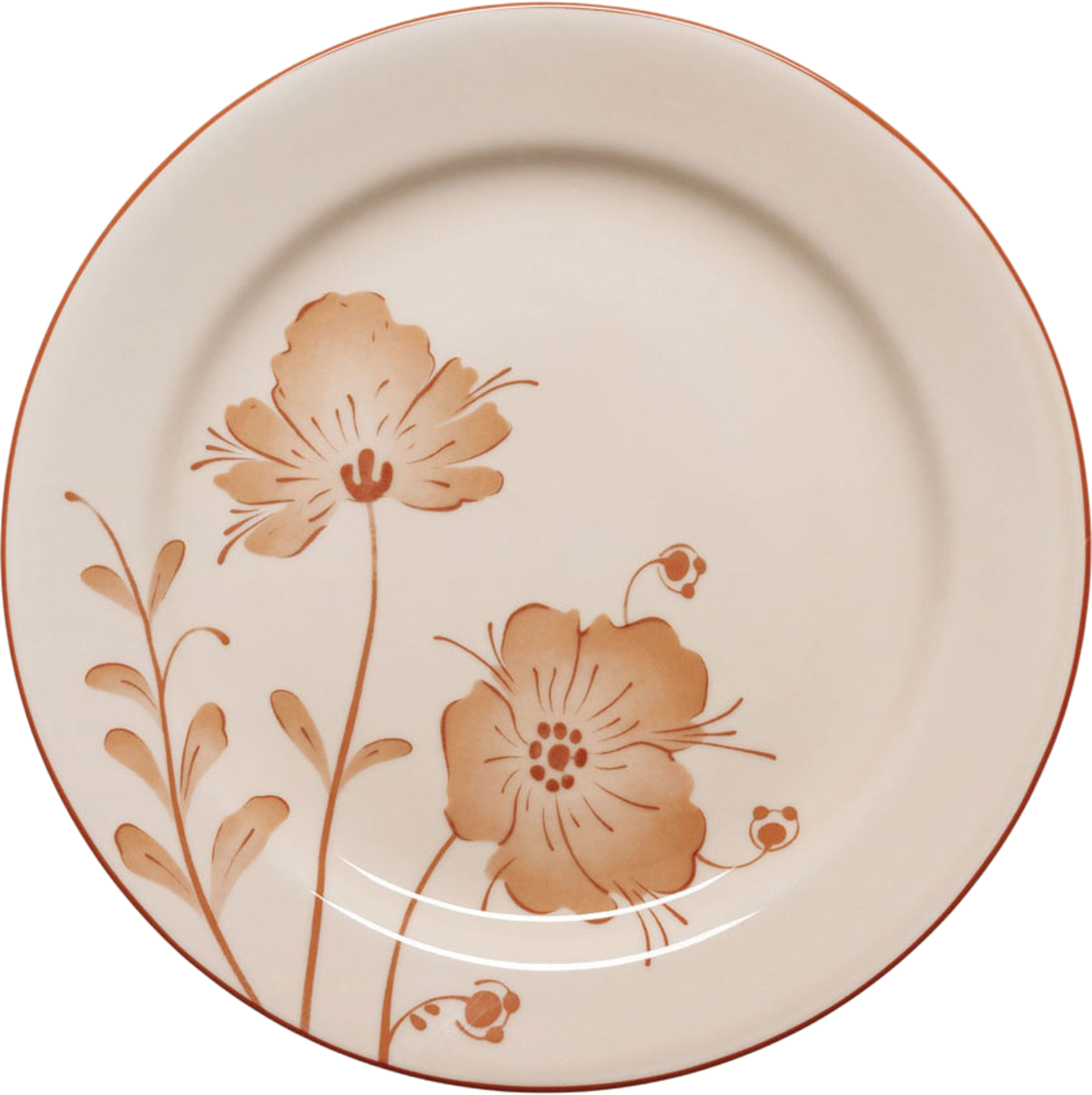 Fågel tallrik 18 cm jubilee, från Rörstrand, i färgen Karamell. Klicka för att öppna bilden i stort format