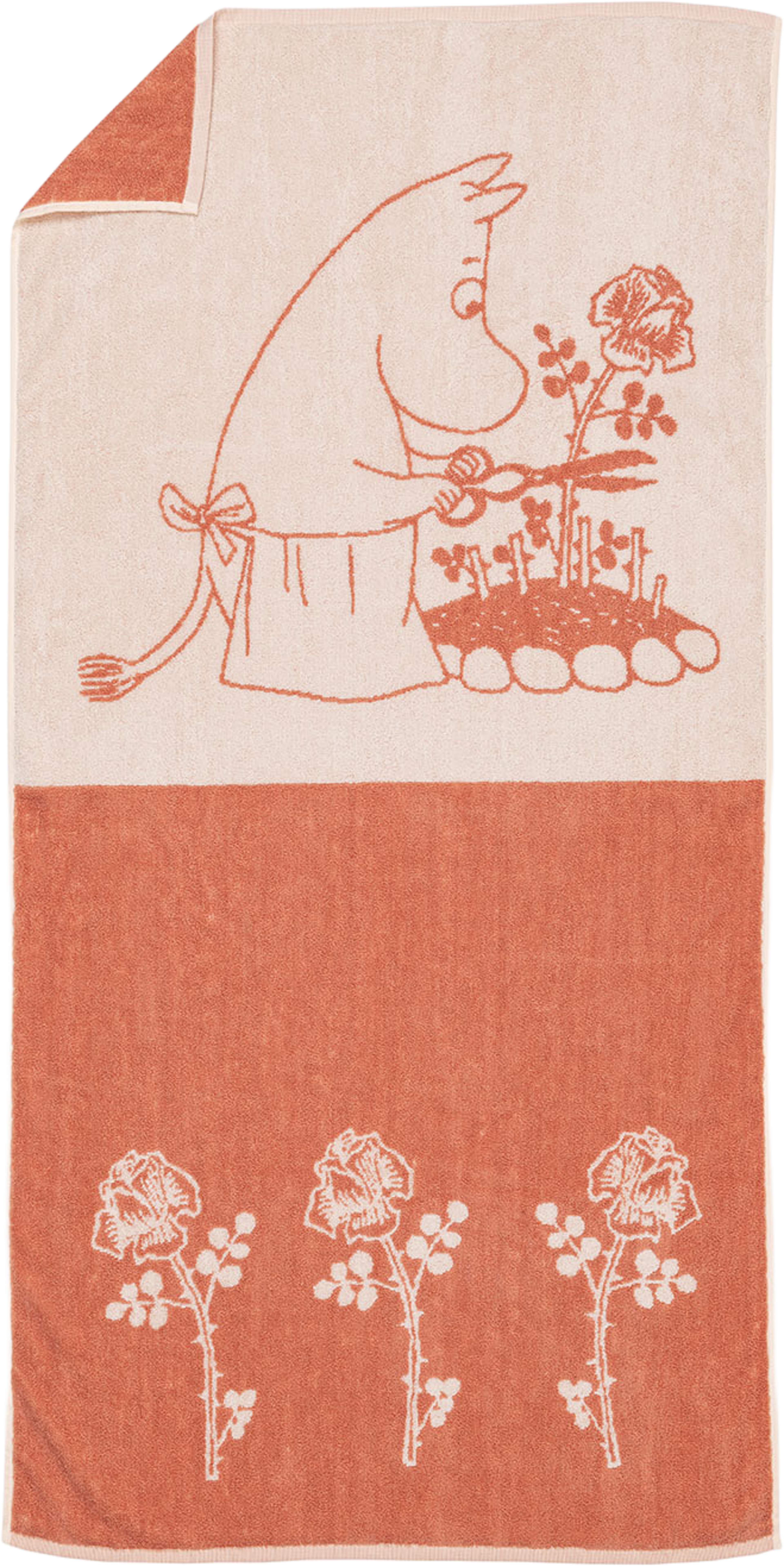 Mumin badhand.70x140 Muminmamma beige GOTS, från Arabia, i färgen Beige. Klicka för att öppna bilden i stort format