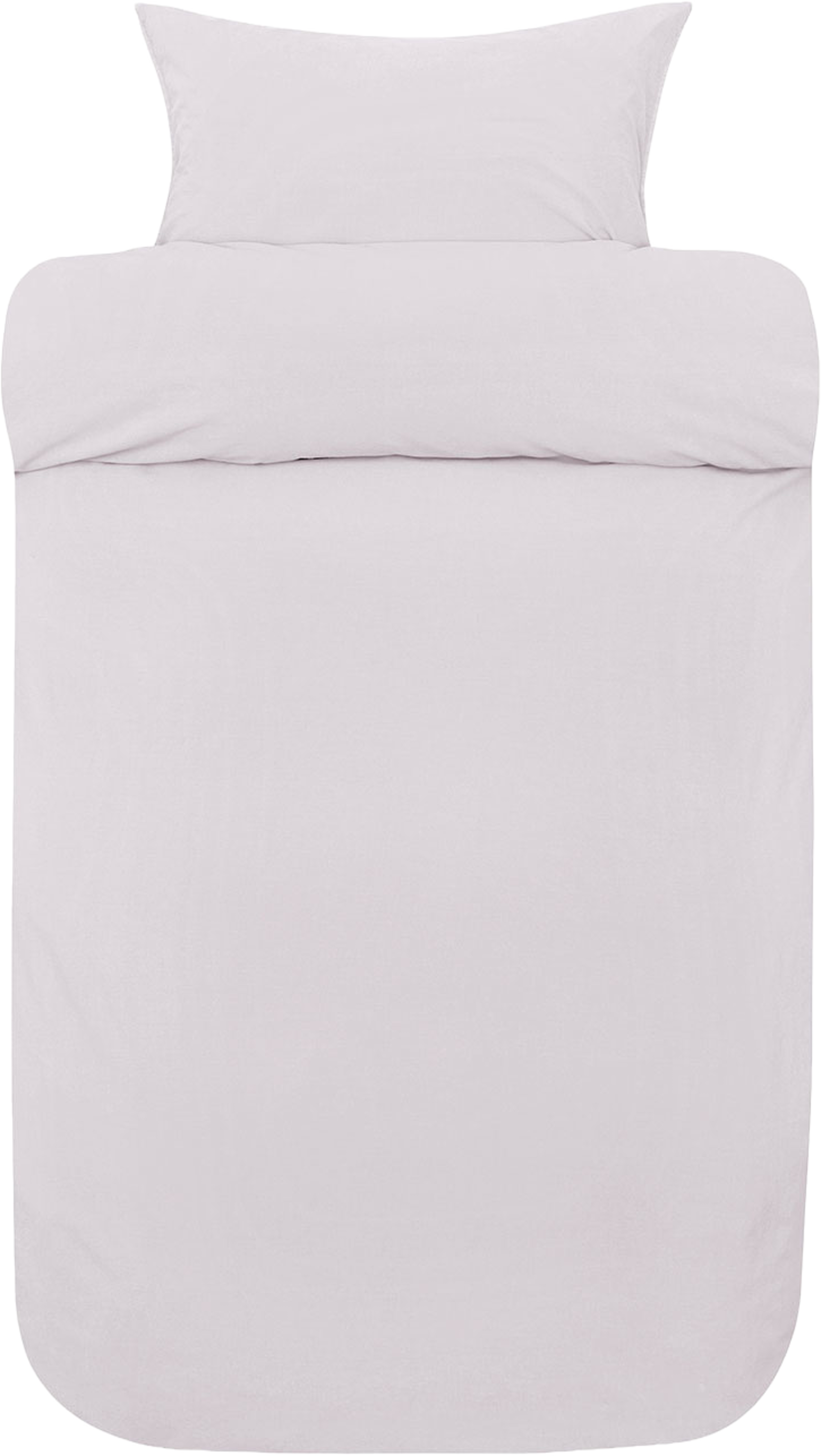 Fröya ekologisk bomull bäddset 150x210 cm, från Høie of Scandinavia, i färgen Lavendel. Klicka för att öppna bilden i stort format