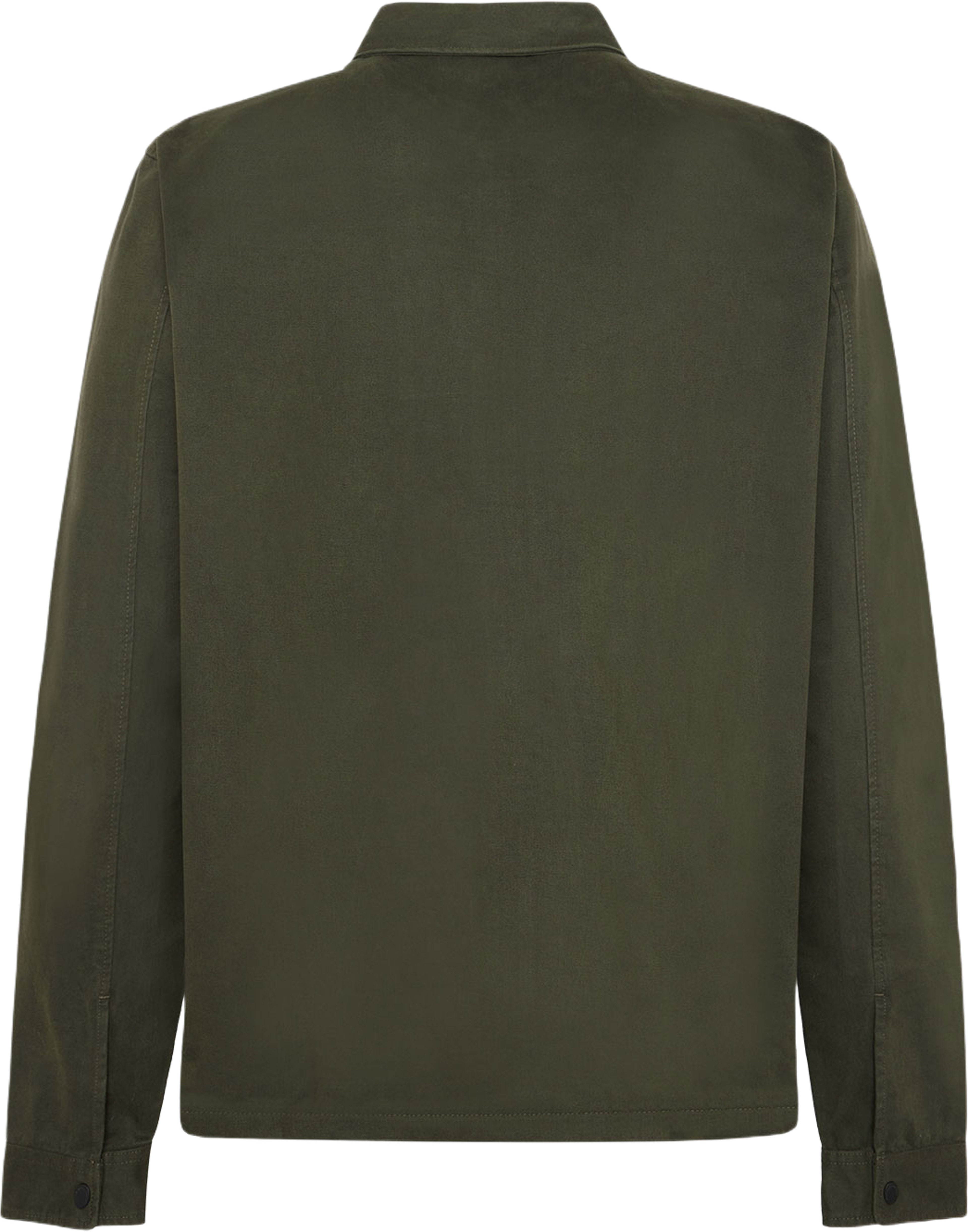 Twill zip overshirt, från Knowledge Cotton Apparel, i färgen 1090 Forrest Night. Klicka för att öppna bilden i stort format