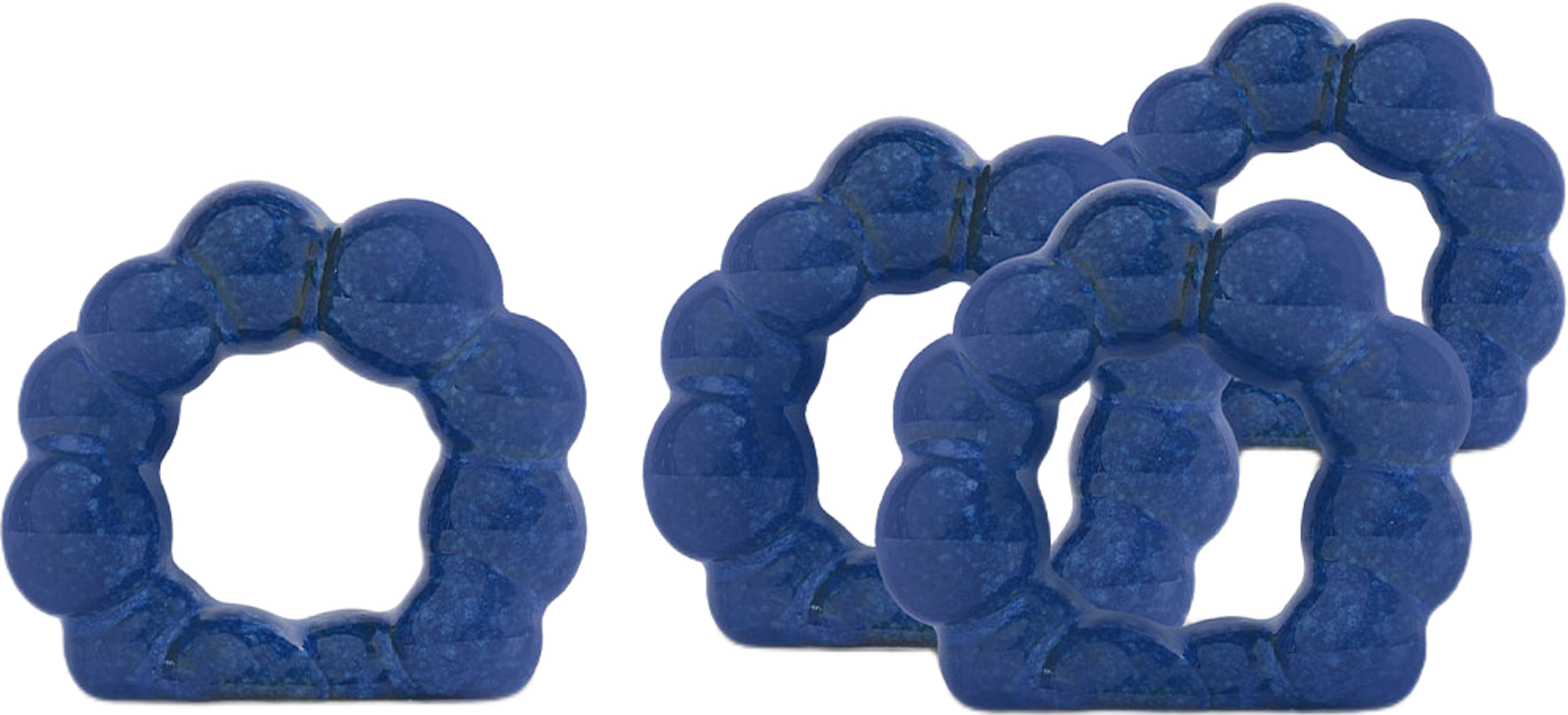 Servettring Porto, 4-pack, från Byon, i färgen Blå. Klicka för att öppna bilden i stort format