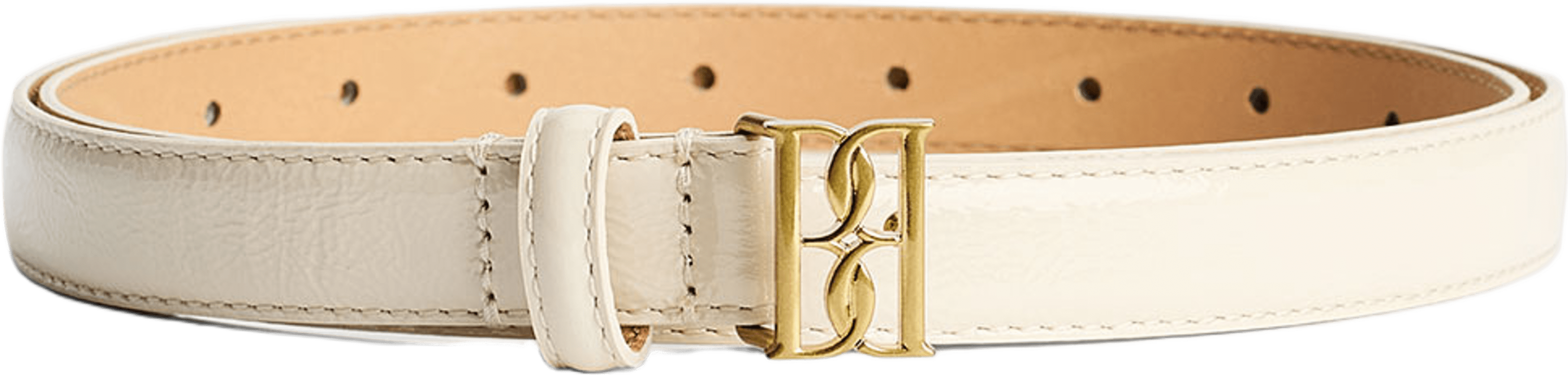 Marlos Läderskärp, från By Malene Birger, i färgen Vanilla Cream. Klicka för att öppna bilden i stort format