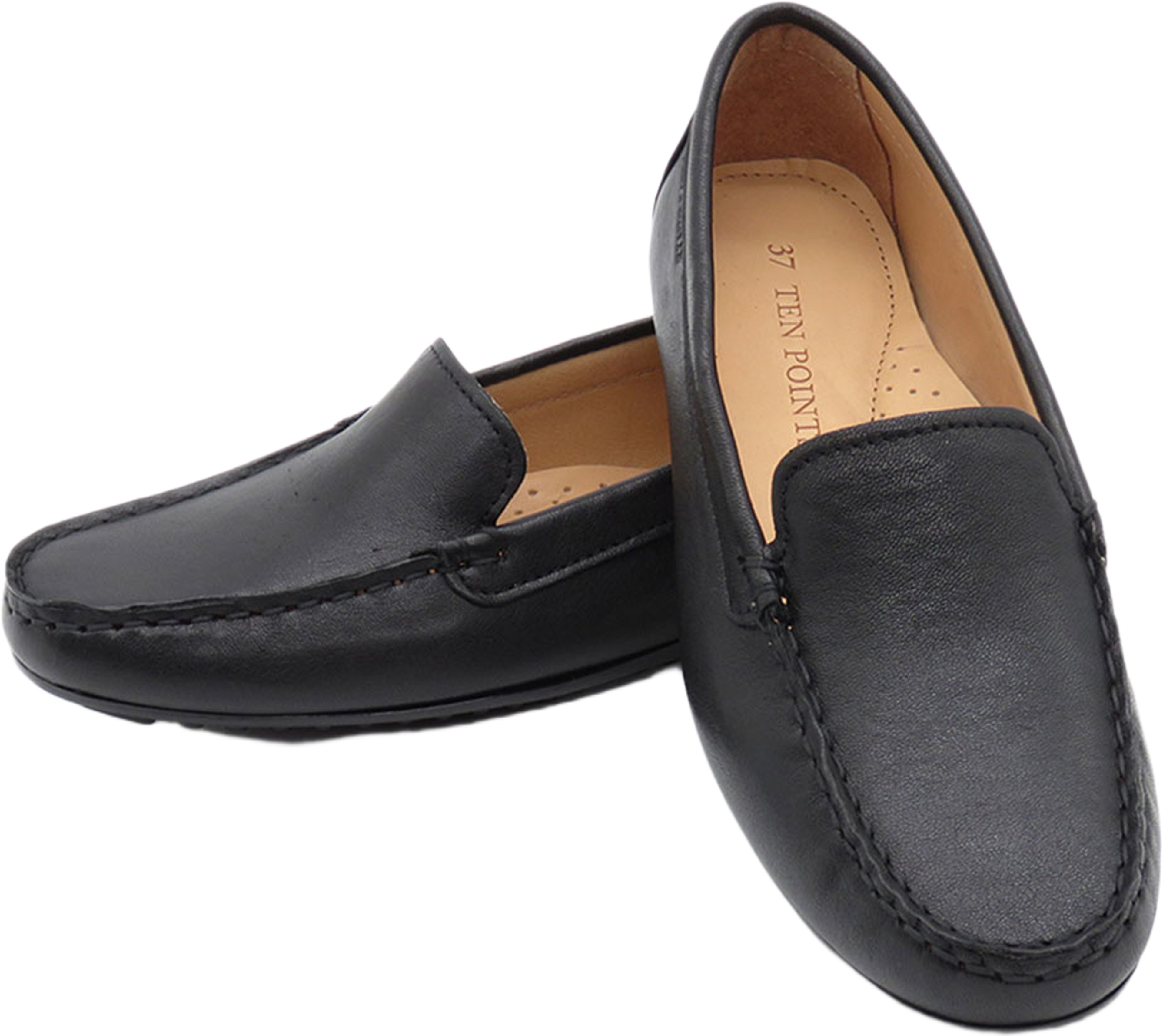 Indy Moccasin, från Ten points, i färgen Black. Klicka för att öppna bilden i stort format