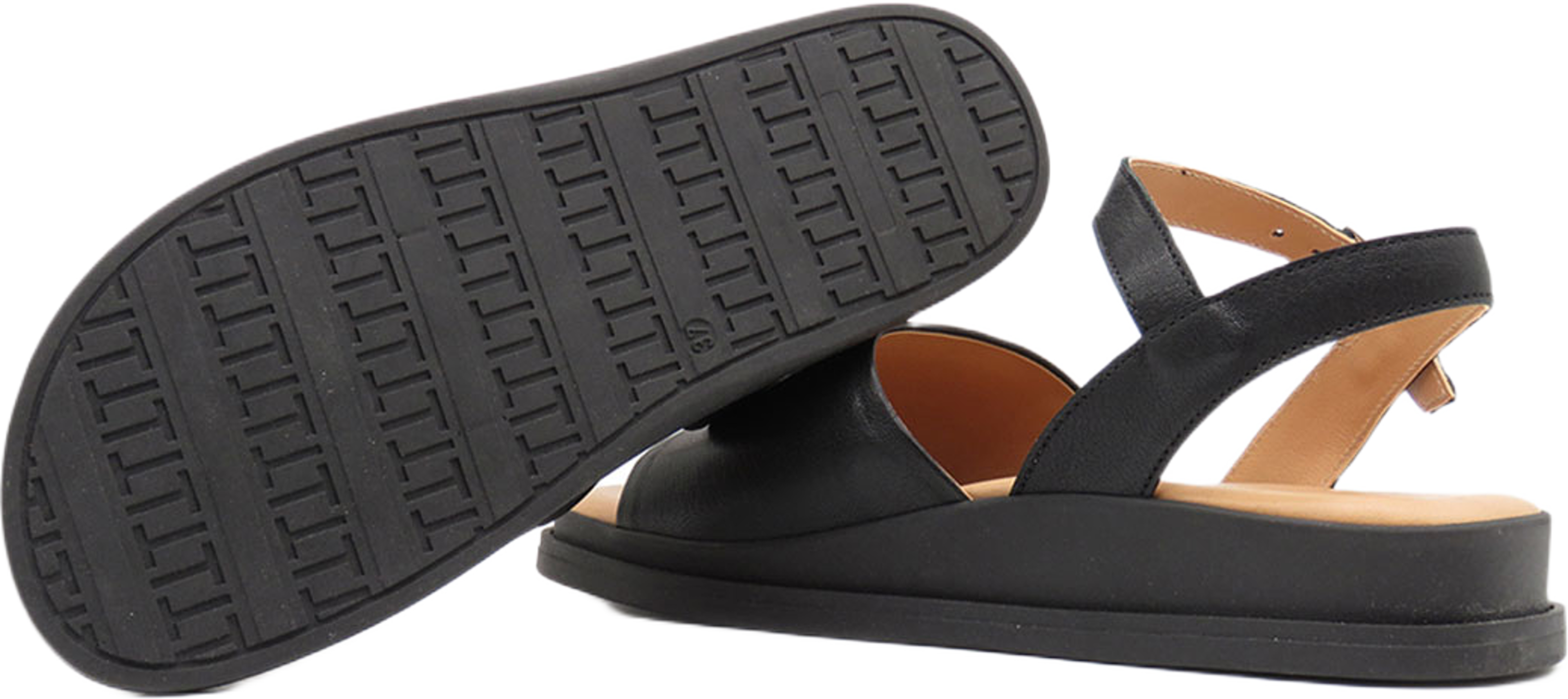 Alma Sandal, från Ten points, i färgen Black. Klicka för att öppna bilden i stort format