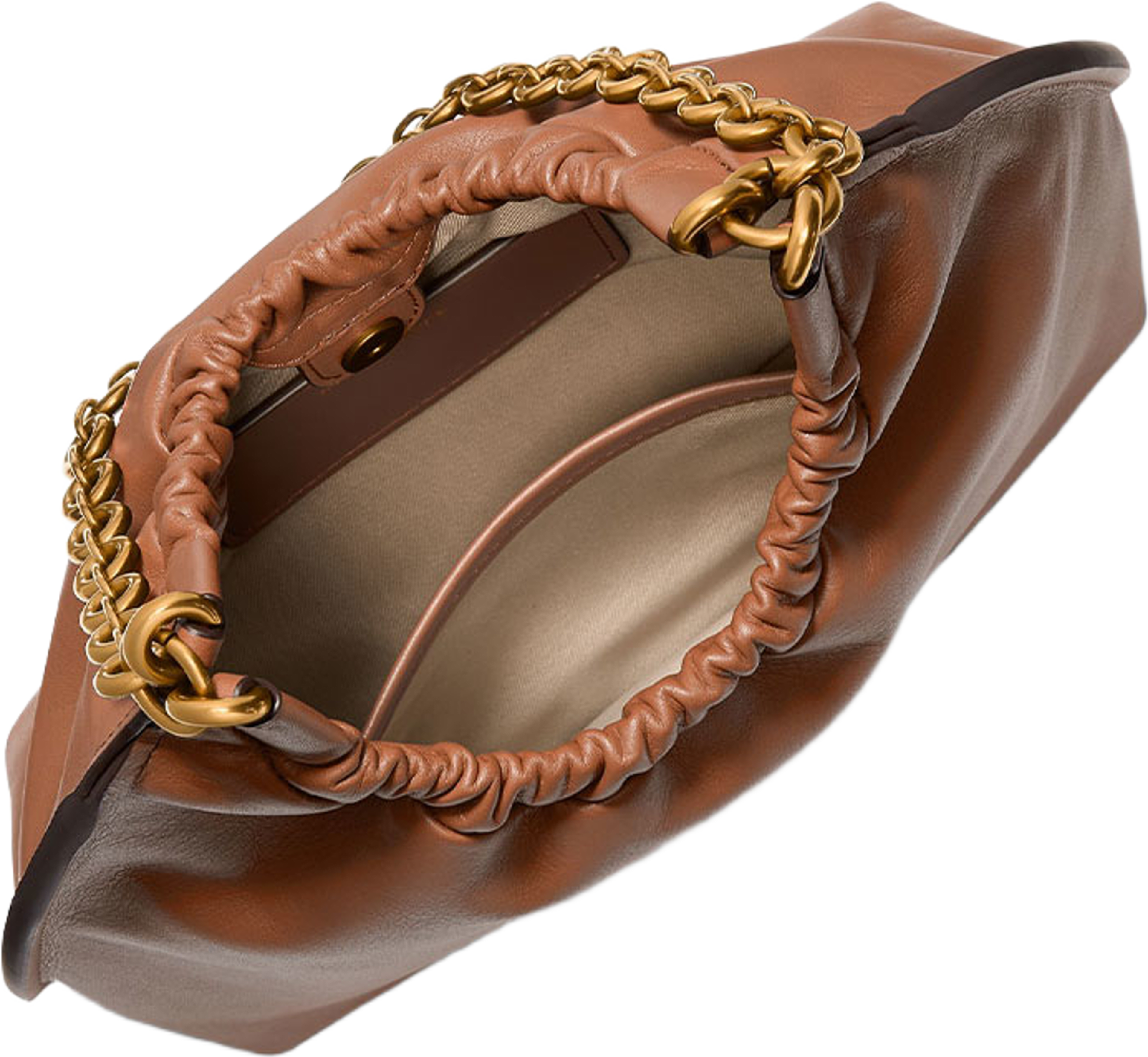 INDIE Medium Shoulder Bag, från Michael Kors, i färgen Luggage. Klicka för att öppna bilden i stort format