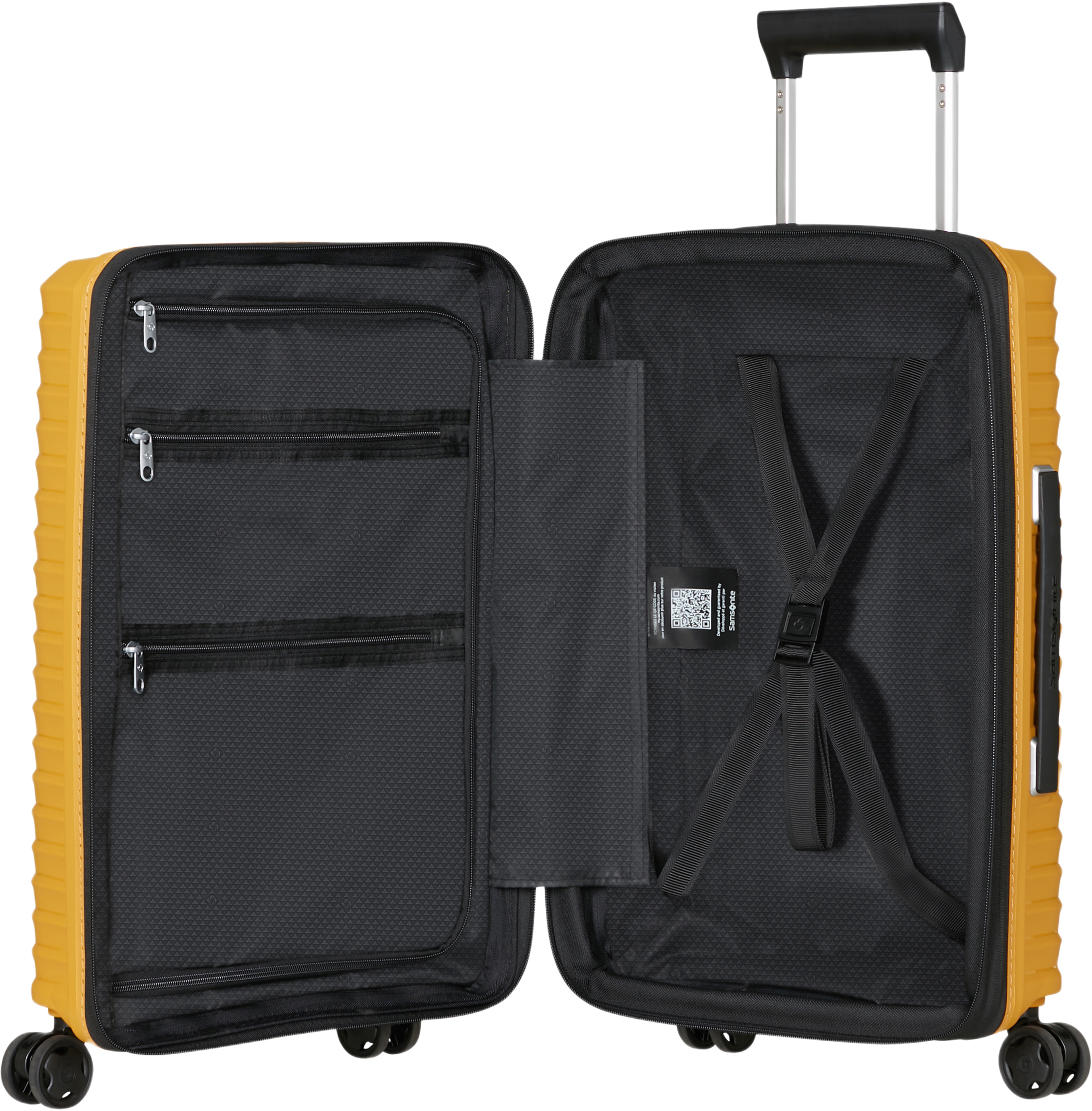 Upscape kabinväska för  KLM och Air France, från Samsonite, i färgen Yellow. Klicka för att öppna bilden i stort format