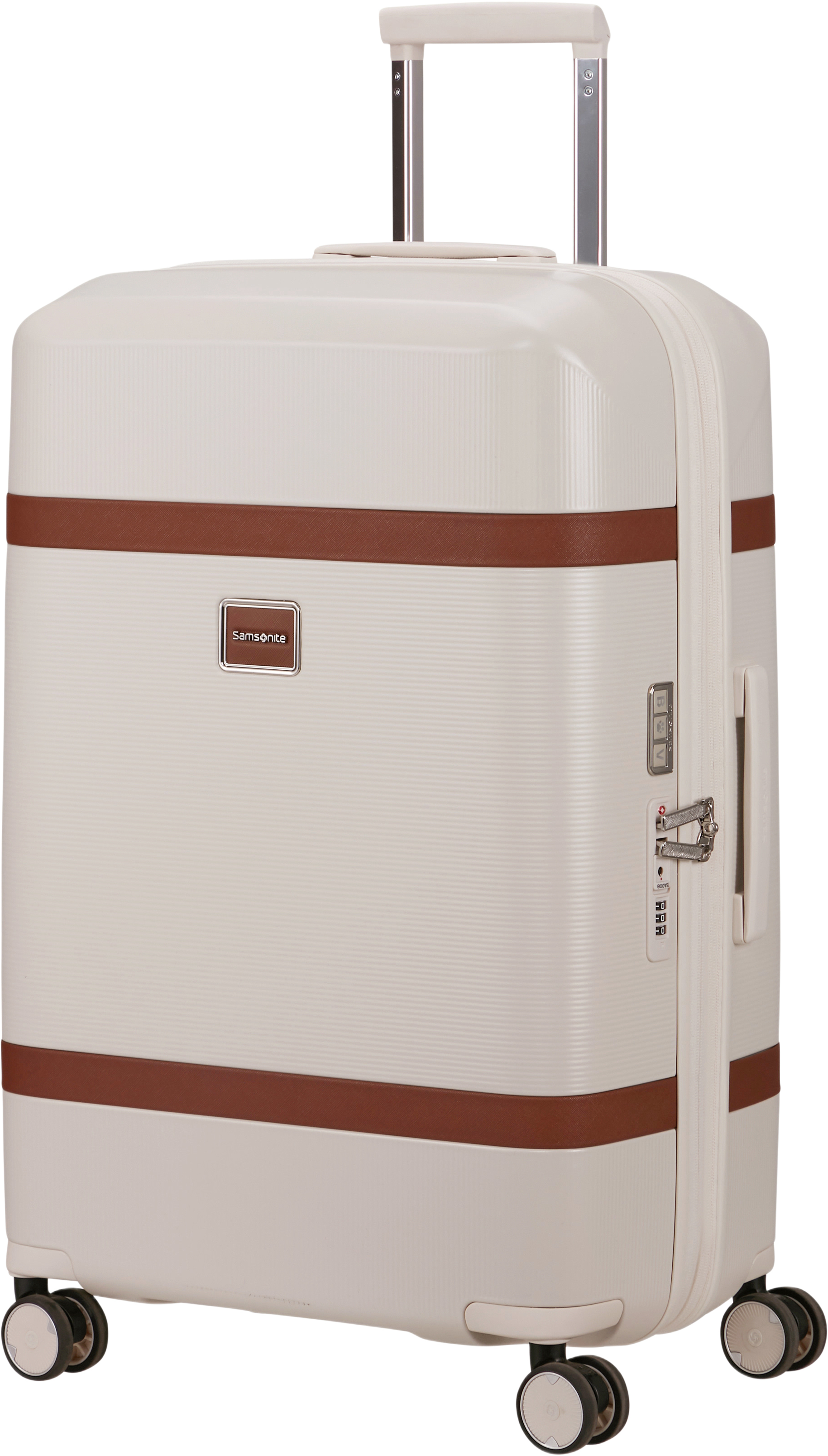 Image Expanderbar resväska 69 cm, från Samsonite, i färgen Ivory. Klicka för att öppna bilden i stort format