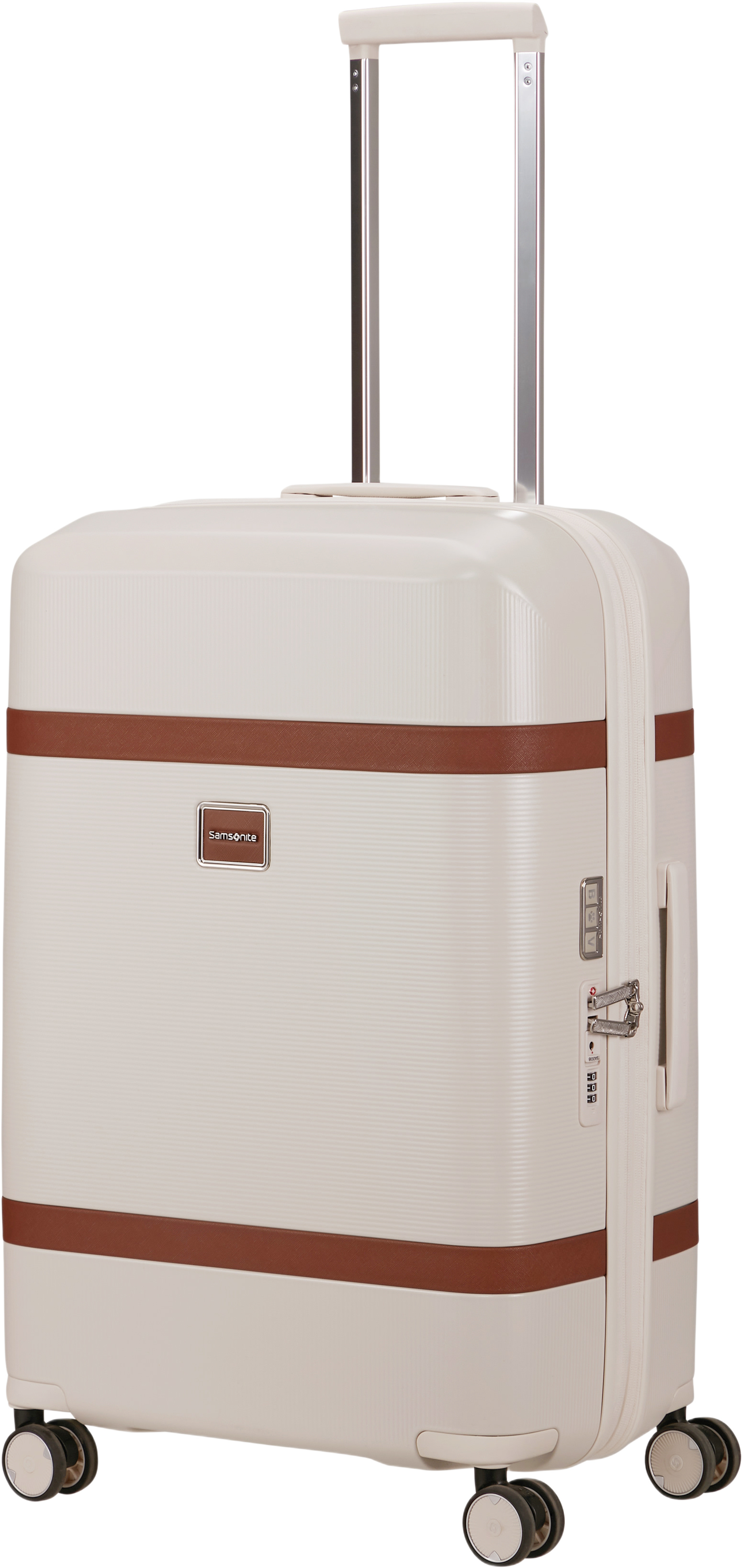 Image Expanderbar resväska 69 cm, från Samsonite, i färgen Ivory. Klicka för att öppna bilden i stort format