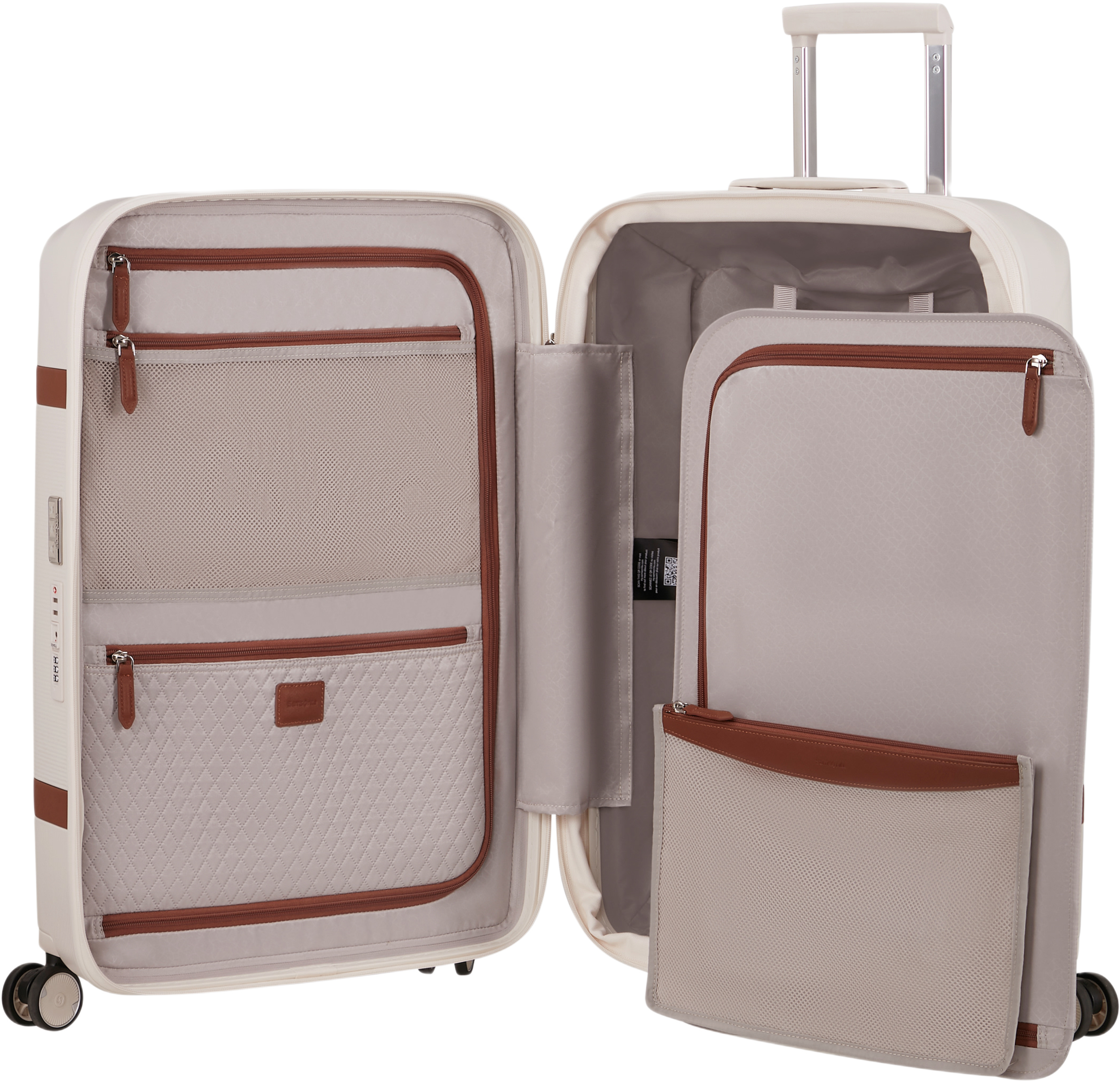 Image Expanderbar resväska 69 cm, från Samsonite, i färgen Ivory. Klicka för att öppna bilden i stort format