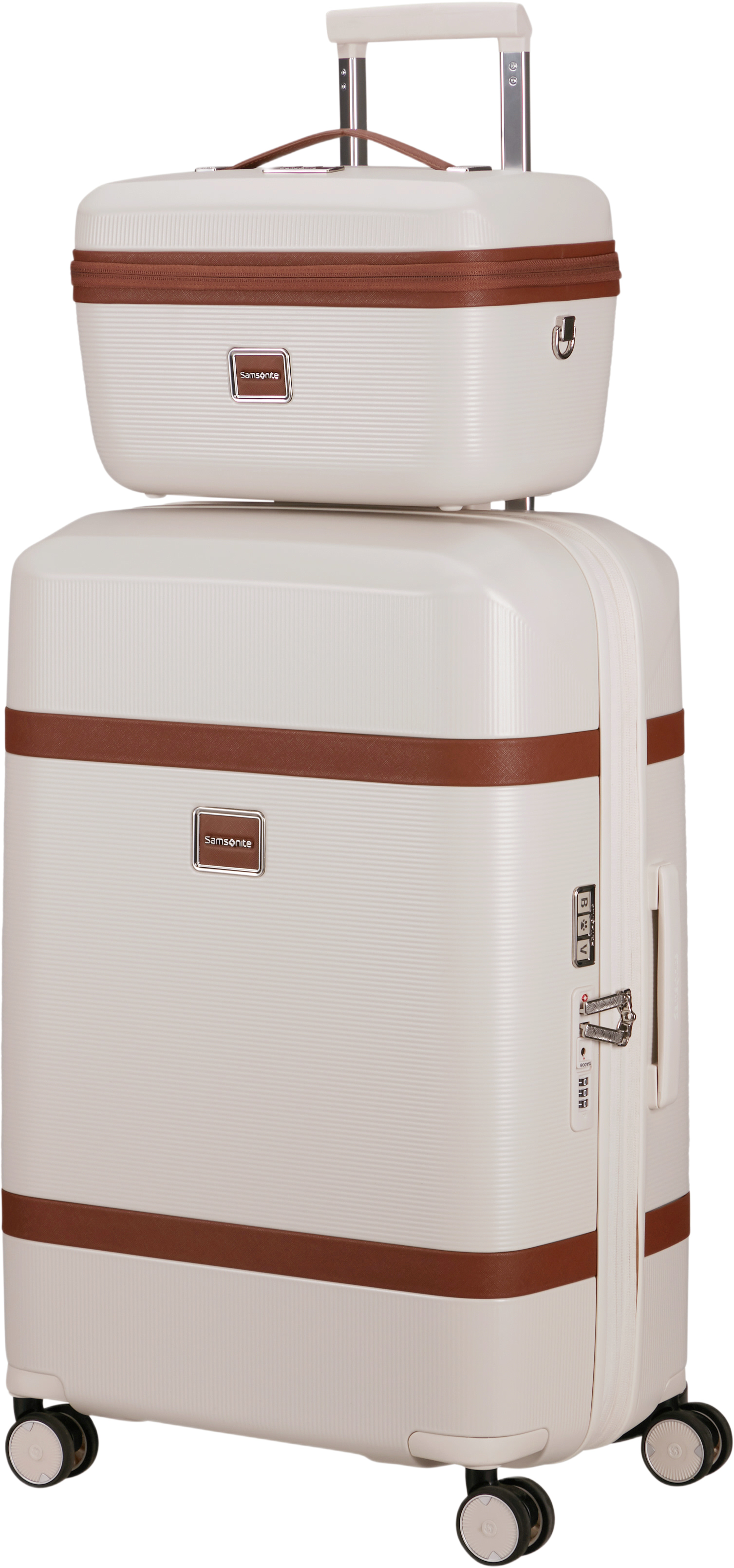 Image Expanderbar resväska 69 cm, från Samsonite, i färgen Ivory. Klicka för att öppna bilden i stort format