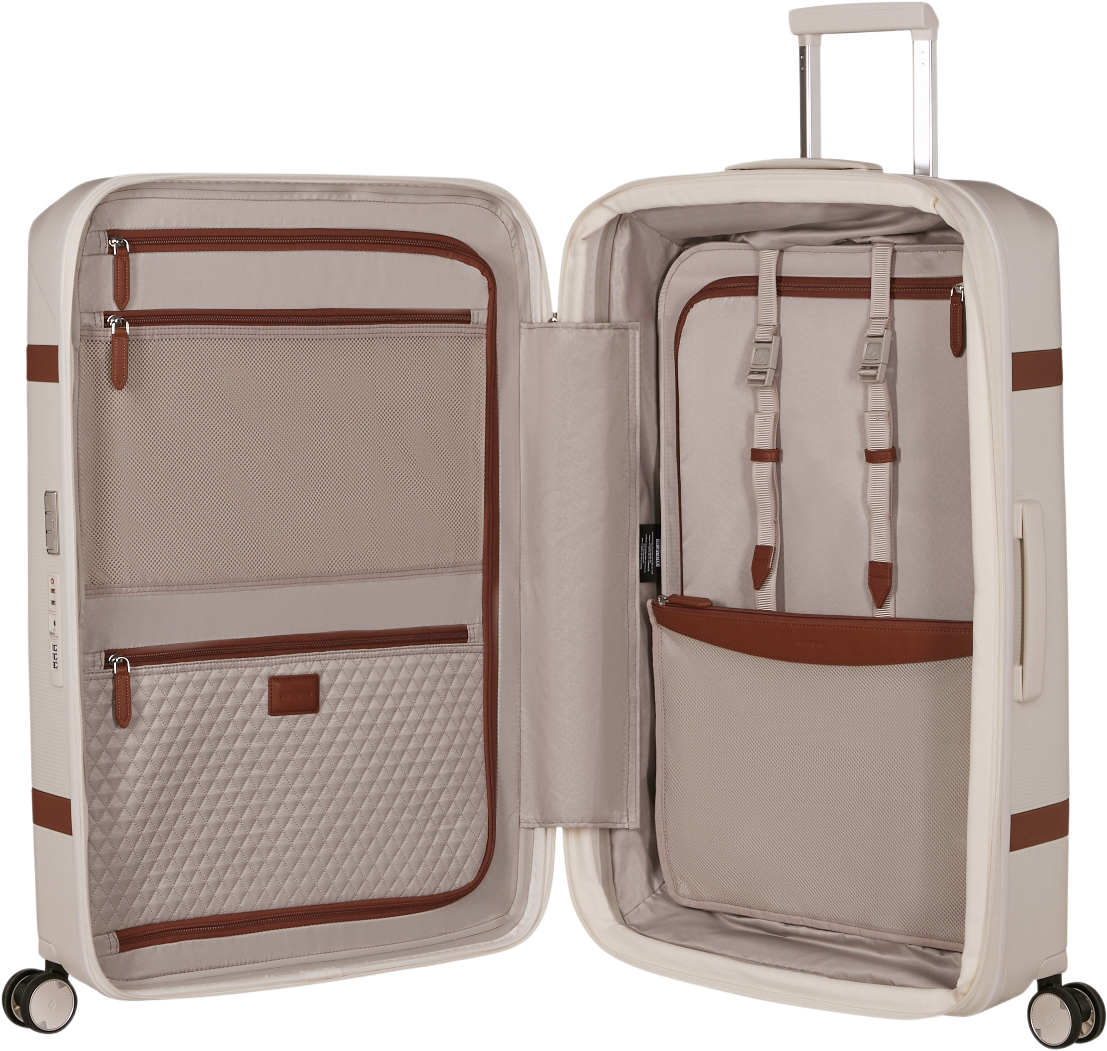 Image Expanderbar resväska 75 cm, från Samsonite, i färgen Ivory. Klicka för att öppna bilden i stort format