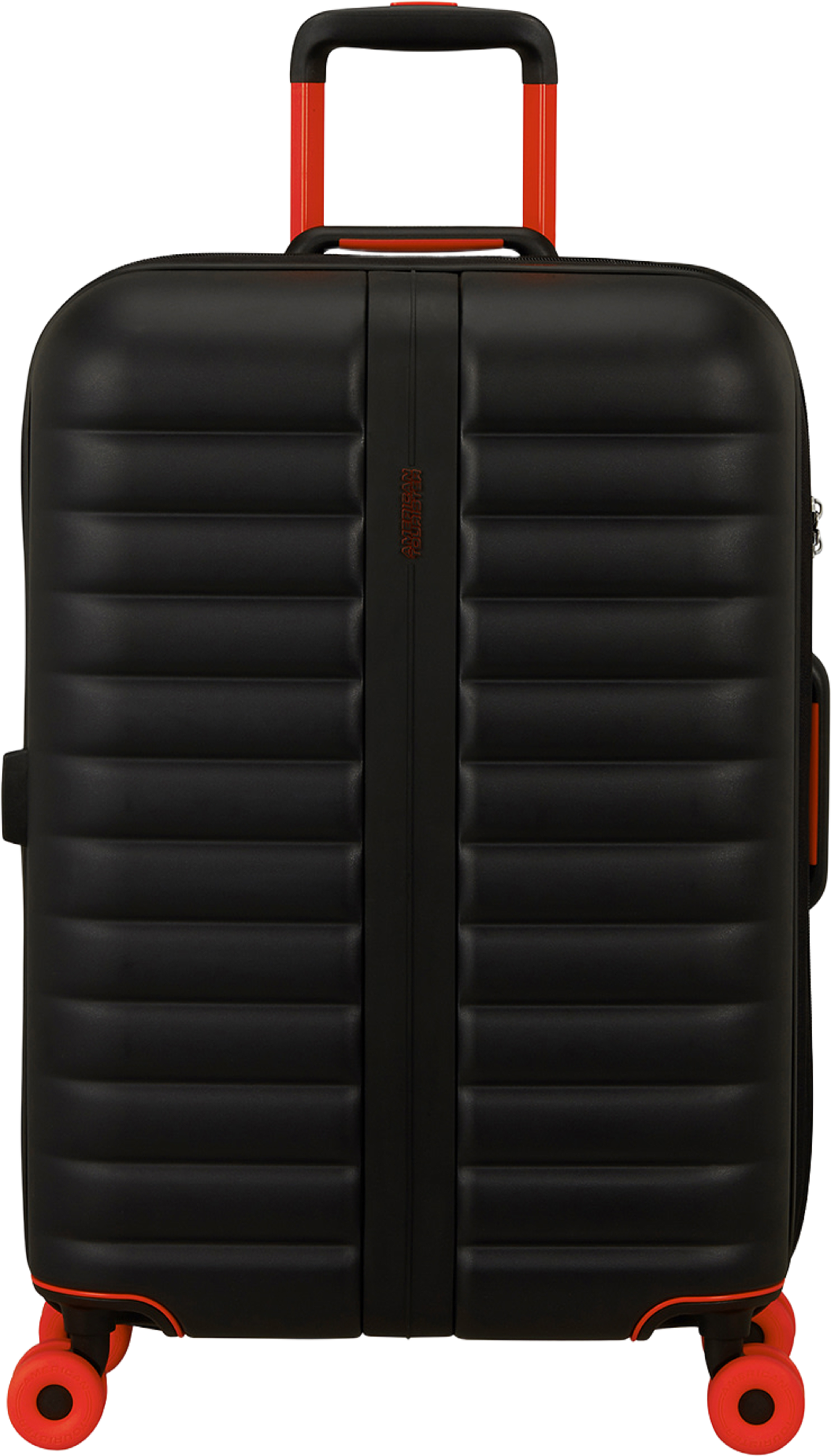 Neovibe expanderbar resväska, från American Tourister, i färgen True Black. Klicka för att öppna bilden i stort format