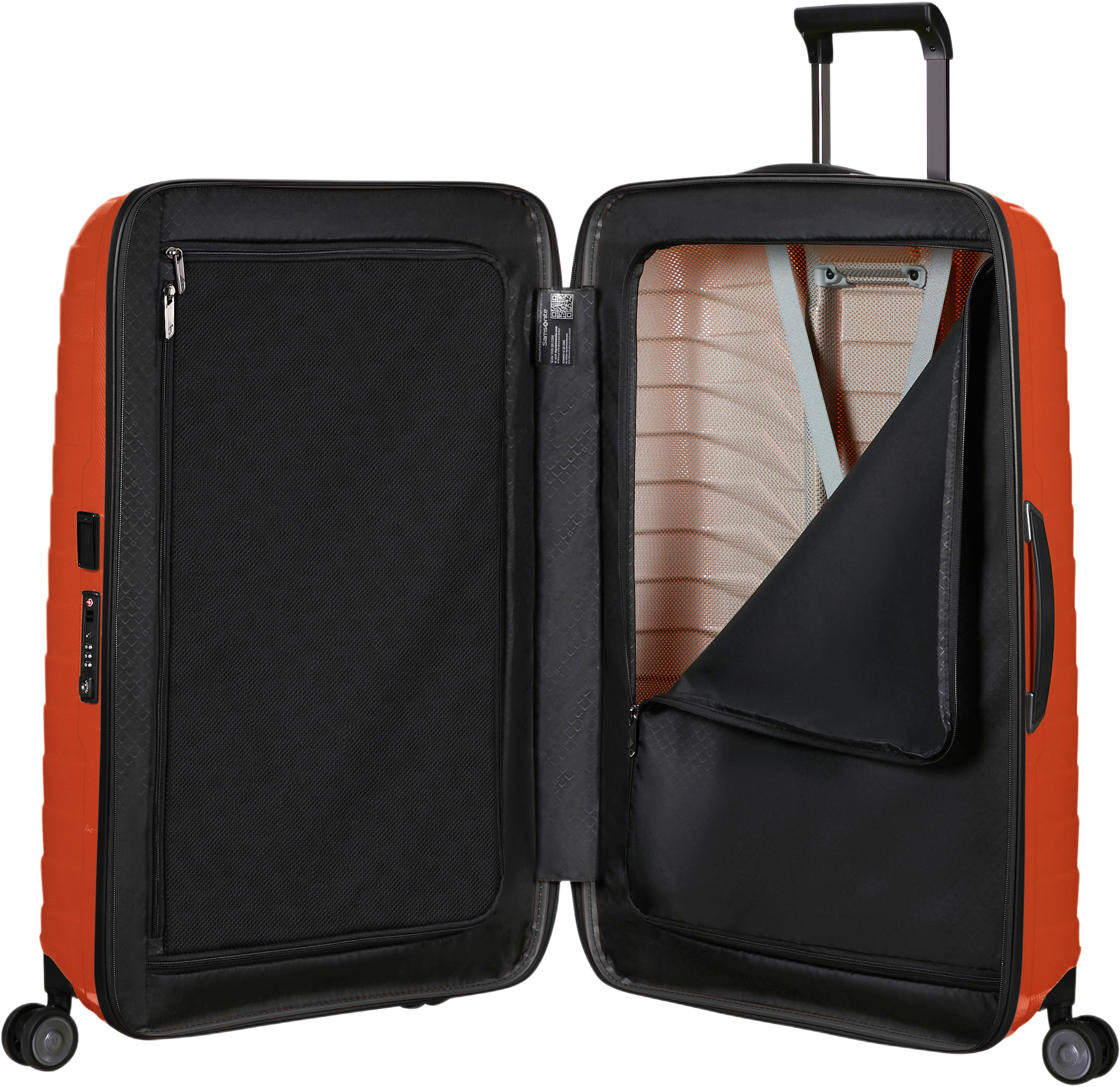 Proxis Resväska med 4 hjul 75 cm, från Samsonite, i färgen Flame. Klicka för att öppna bilden i stort format