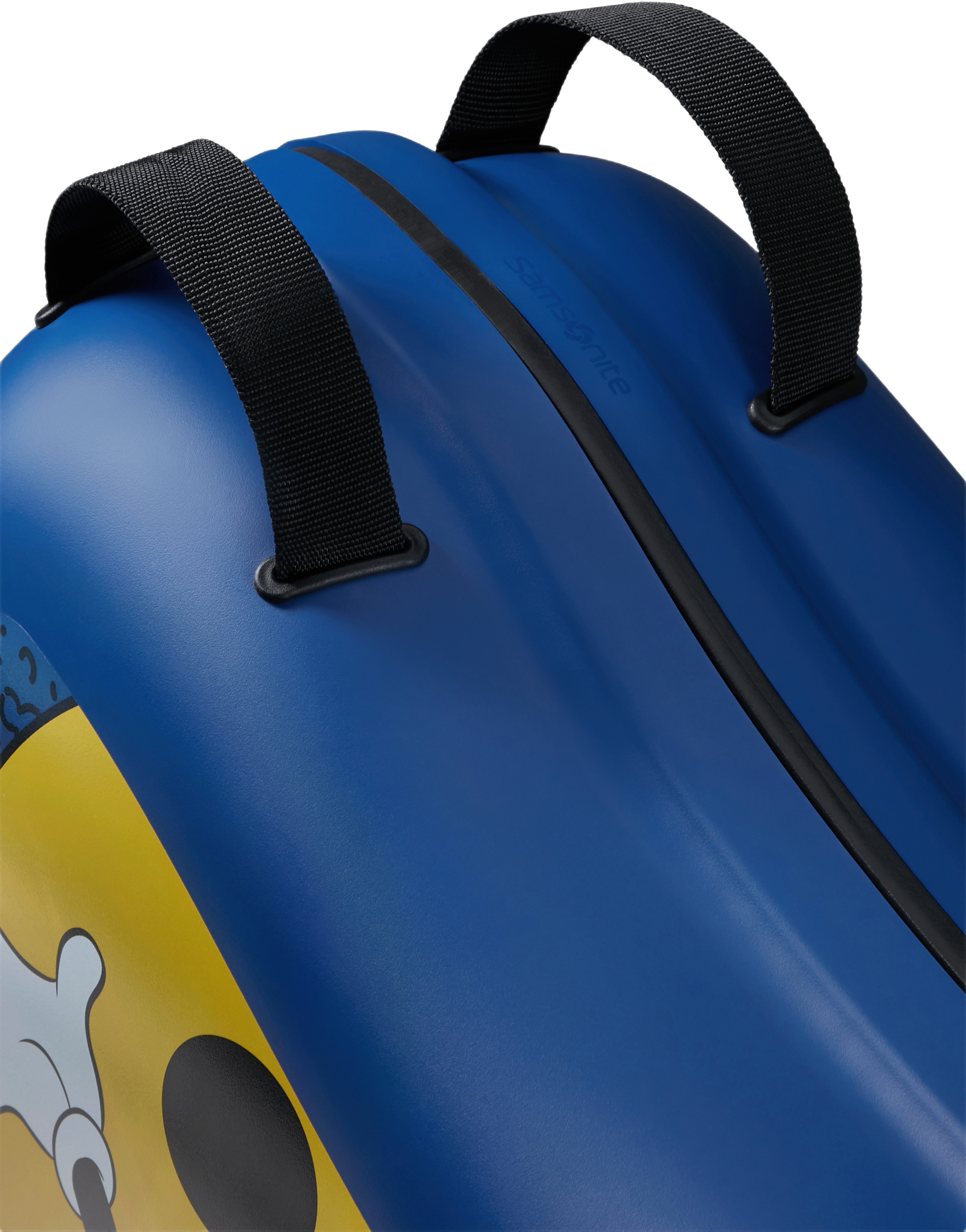Resväska Disney, från Samsonite, i färgen Mickey Happy. Klicka för att öppna bilden i stort format