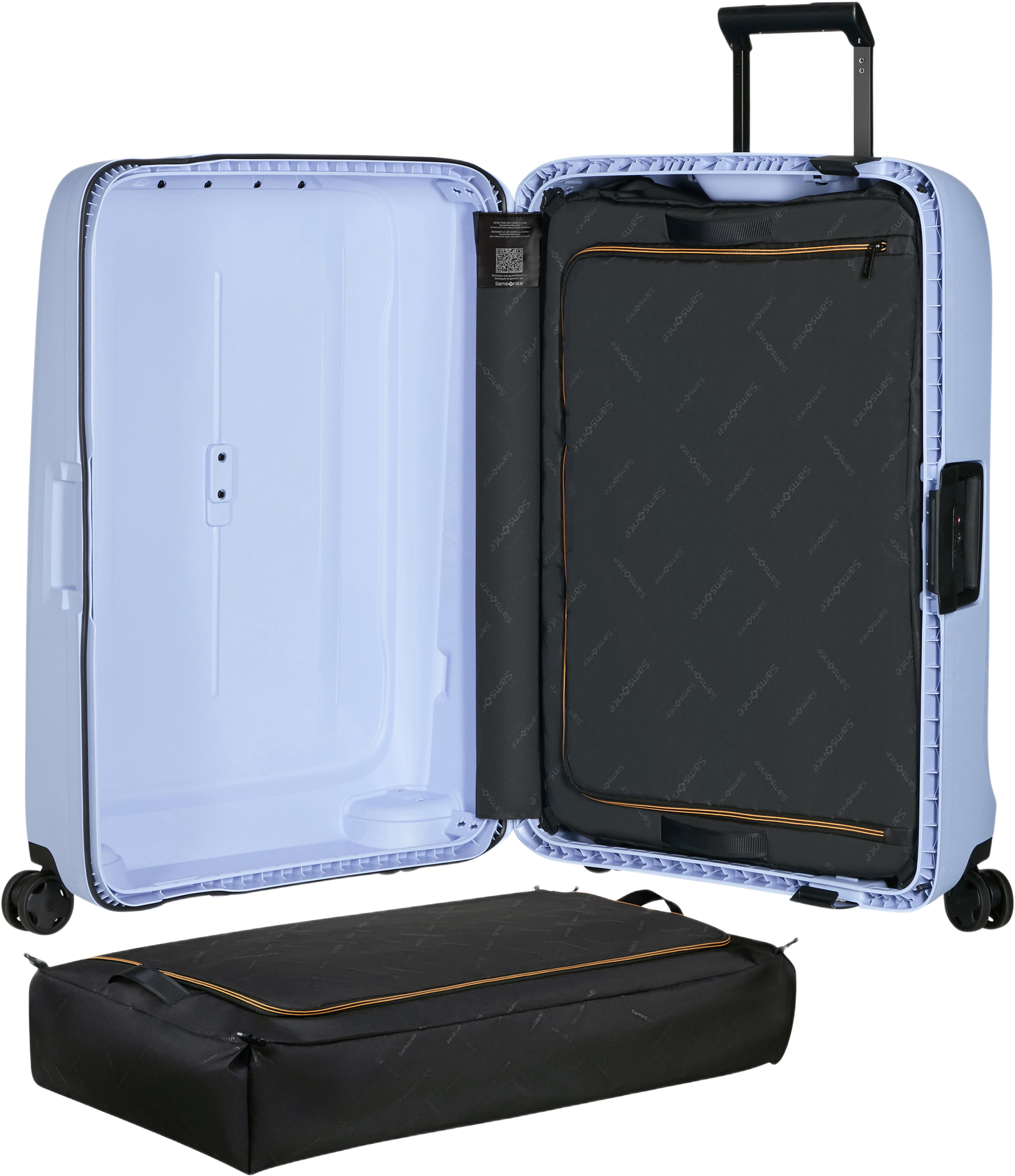 Essens Resväska med 4 hjul 75 cm, från Samsonite, i färgen Lavender. Klicka för att öppna bilden i stort format