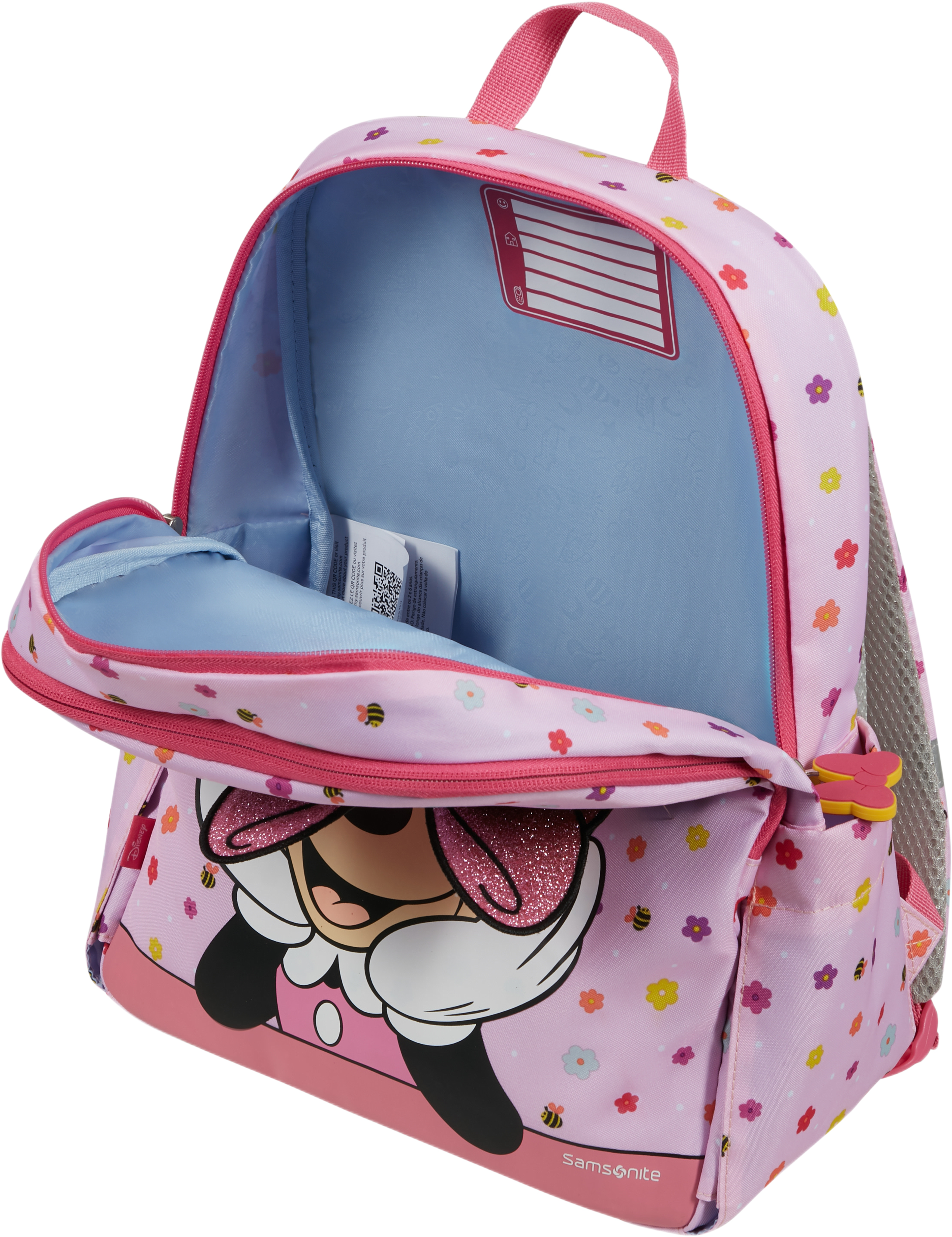 Disney Ryggsäck, från Samsonite, i färgen Minnie Flower Power. Klicka för att öppna bilden i stort format