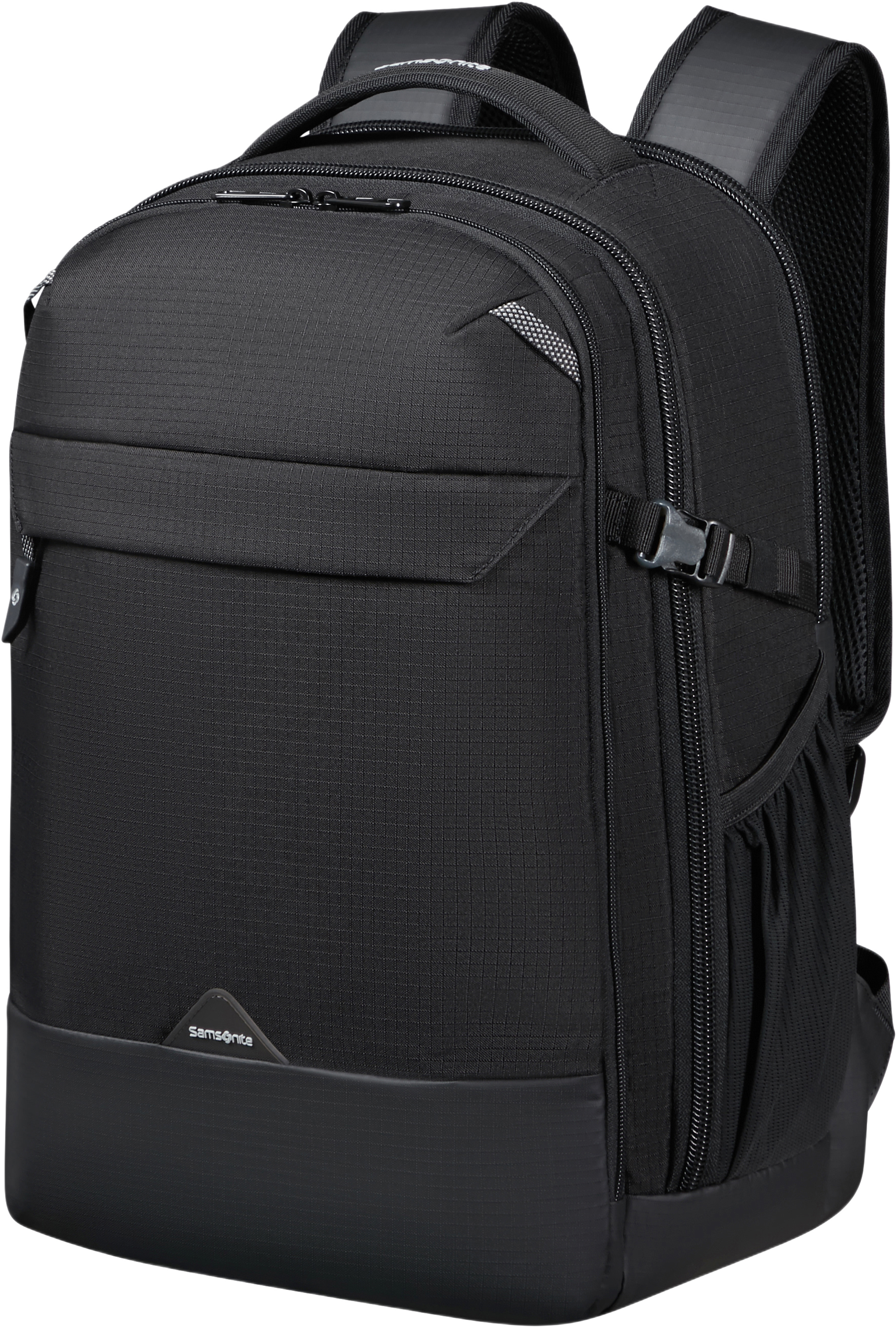 Ryggsäck, från Samsonite, i färgen Deep Black. Klicka för att öppna bilden i stort format