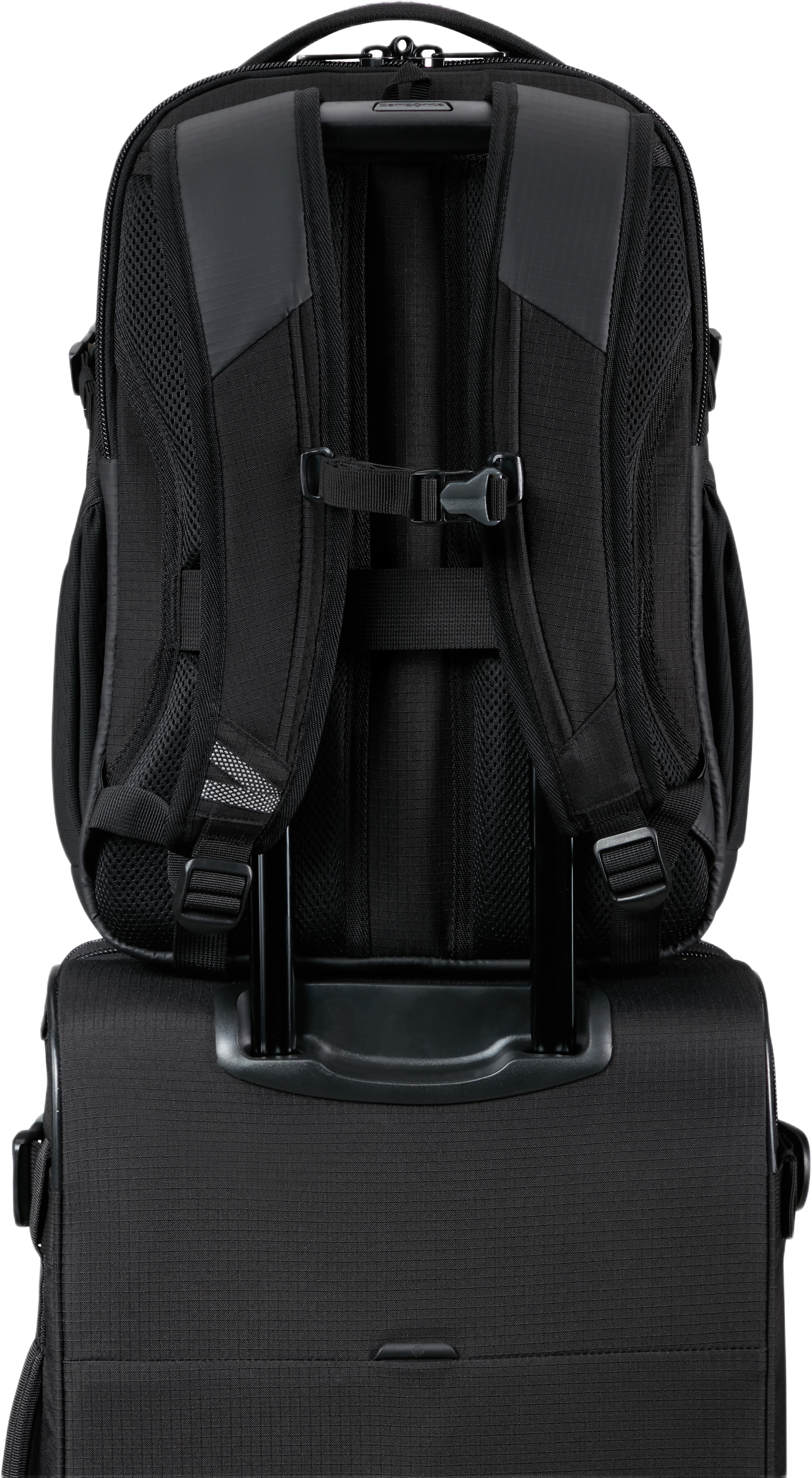 Ryggsäck, från Samsonite, i färgen Deep Black. Klicka för att öppna bilden i stort format