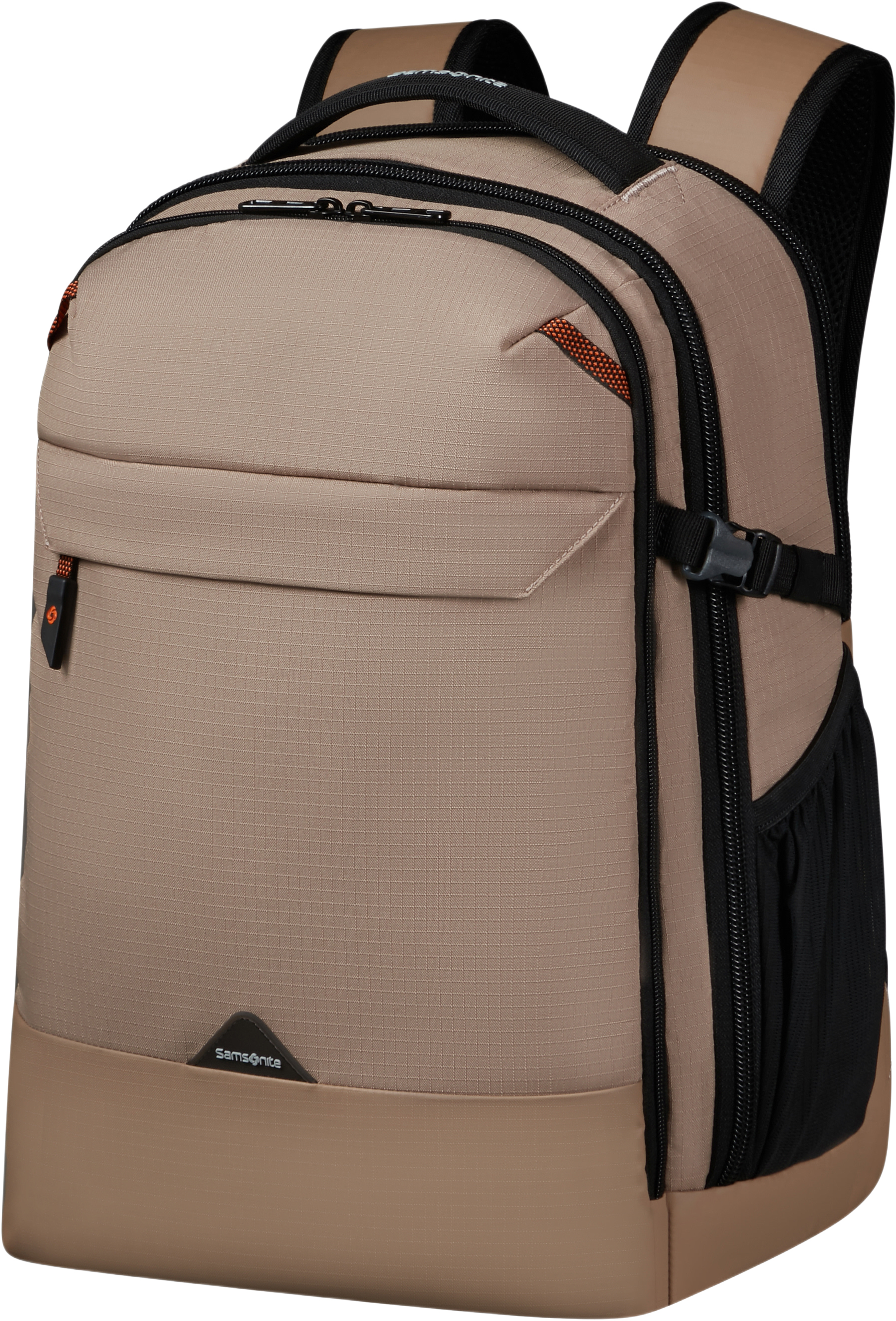 Ryggsäck, från Samsonite, i färgen Dune. Klicka för att öppna bilden i stort format