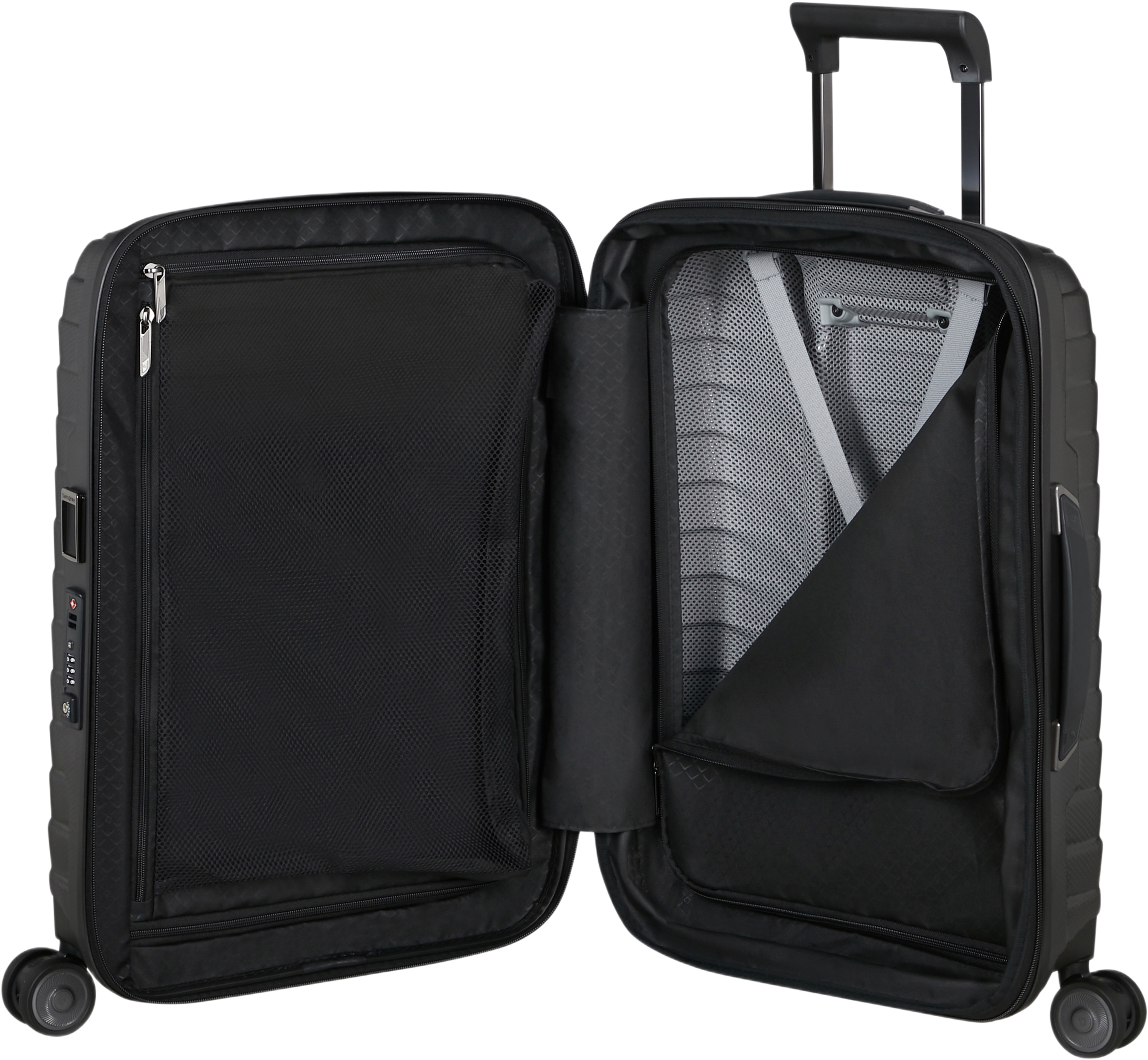 Proxis Expanderbar kabinväska, från Samsonite, i färgen Matt Graphite. Klicka för att öppna bilden i stort format