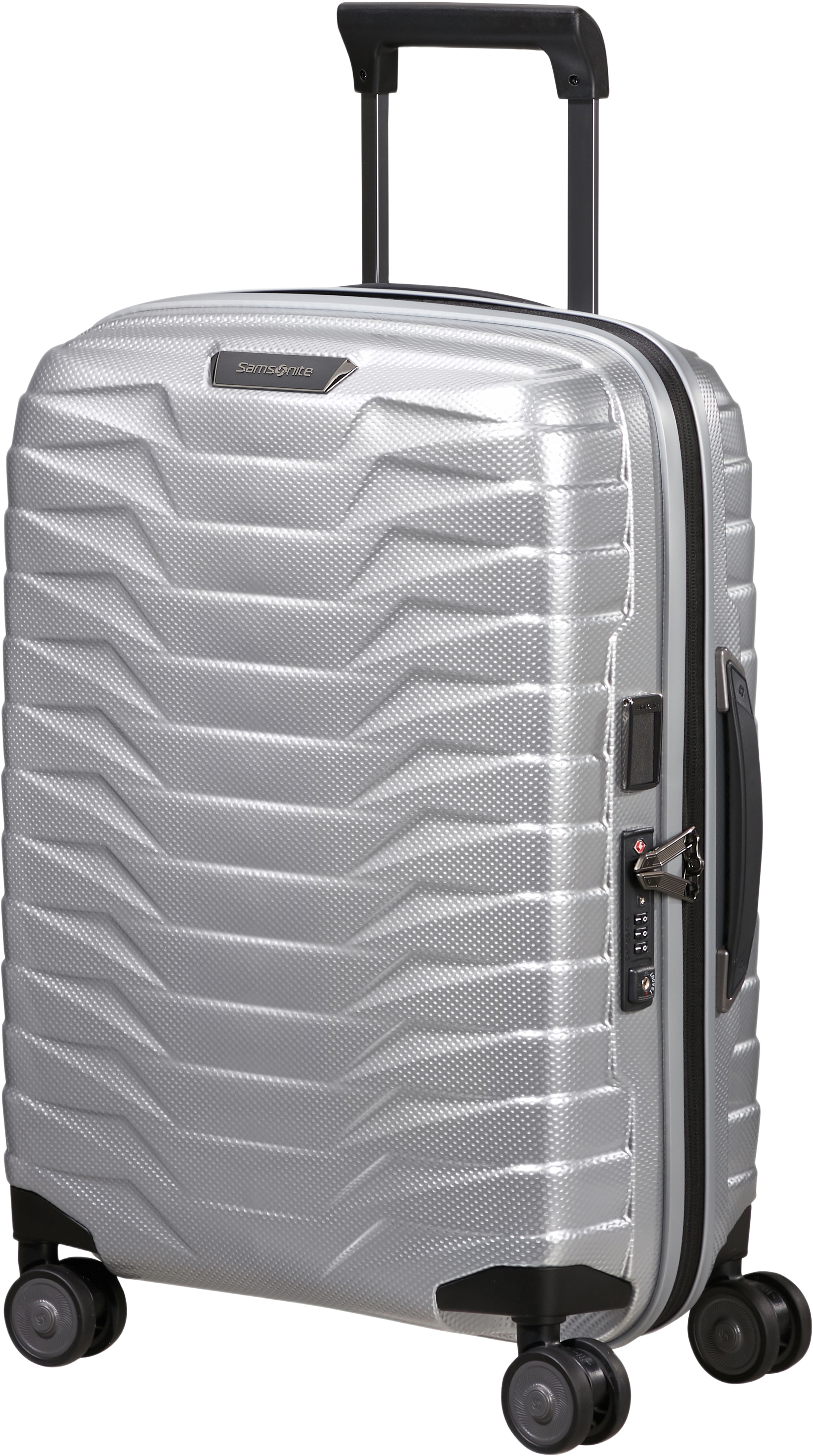 Proxis Expanderbar kabinväska, från Samsonite, i färgen Silver. Klicka för att öppna bilden i stort format