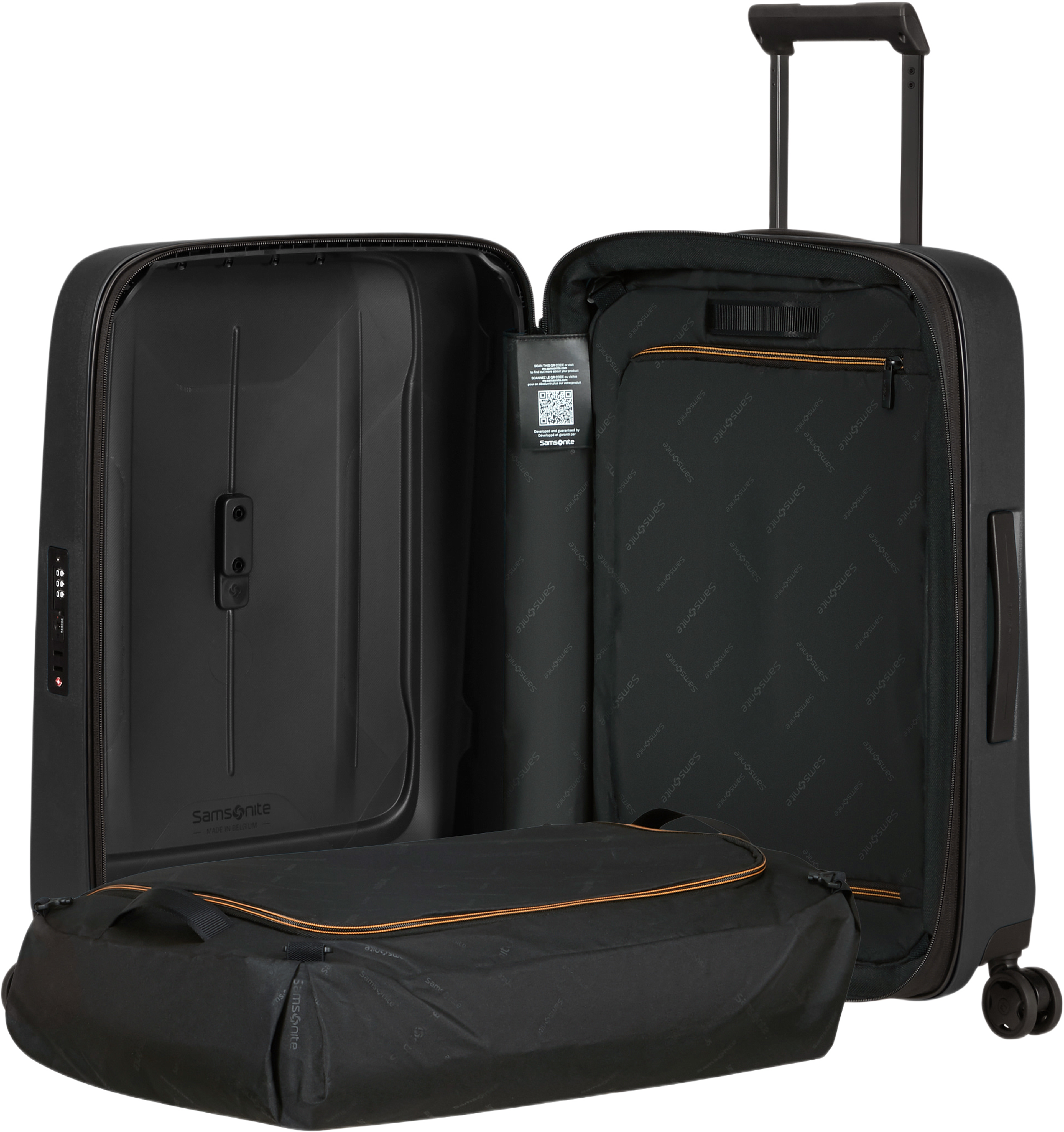 Essens expandebar kabinväska, från Samsonite, i färgen Graphite. Klicka för att öppna bilden i stort format