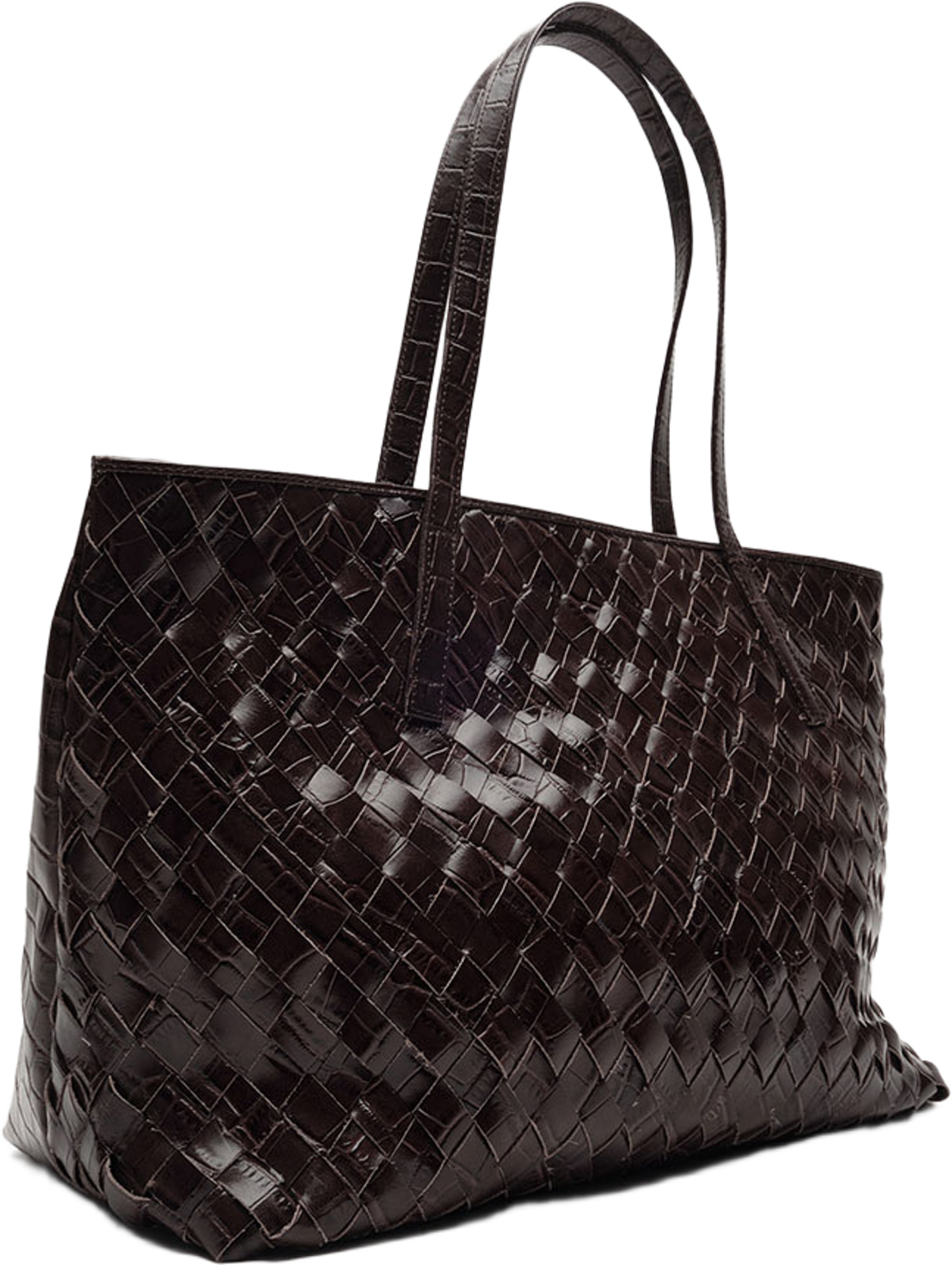 Shopper Braided Texas Chocolate, från Nunoo, i färgen Chocolate. Klicka för att öppna bilden i stort format