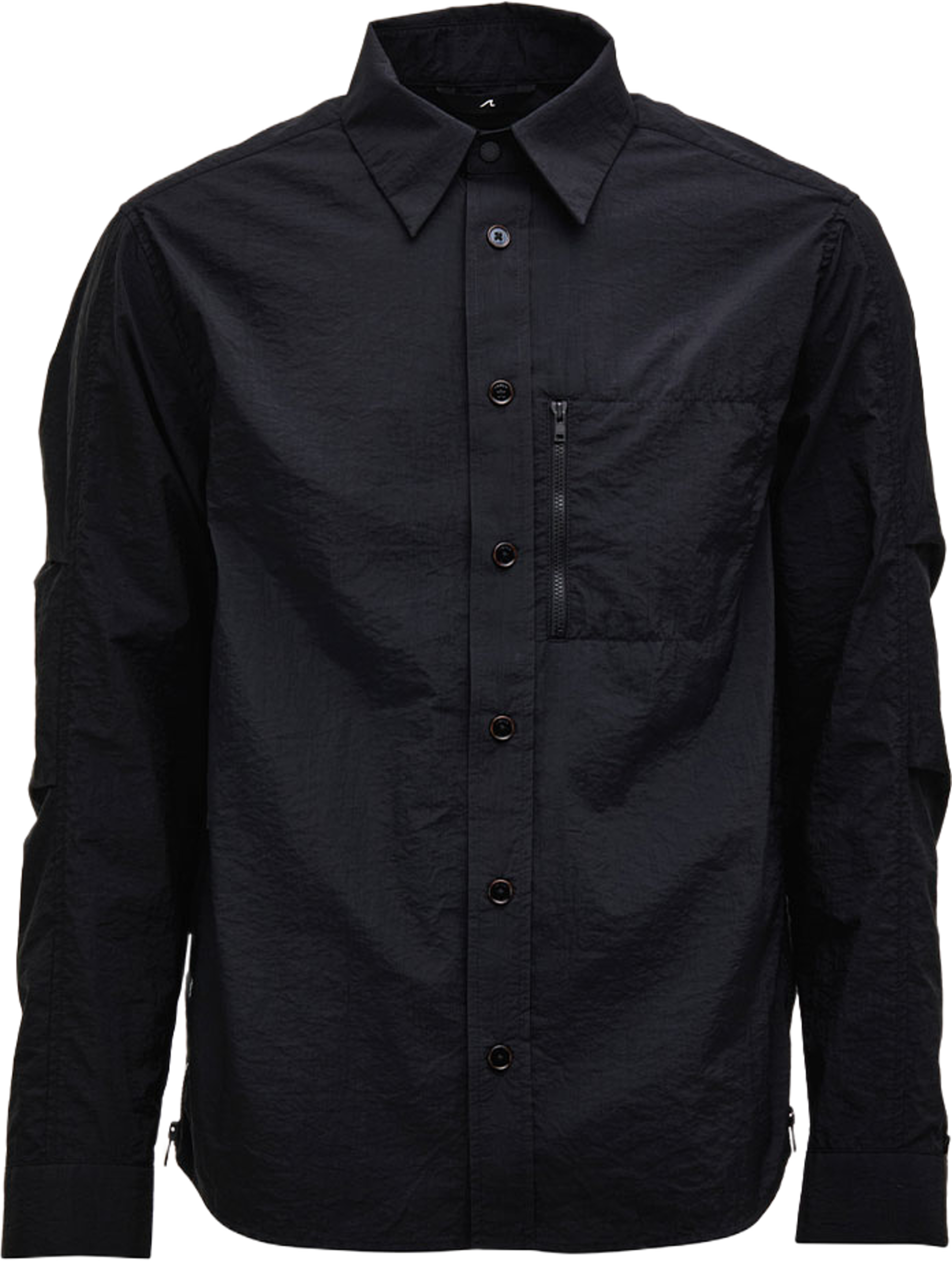 Filey Crepe Nylon Shirt, från Cesar, i färgen Black. Klicka för att öppna bilden i stort format