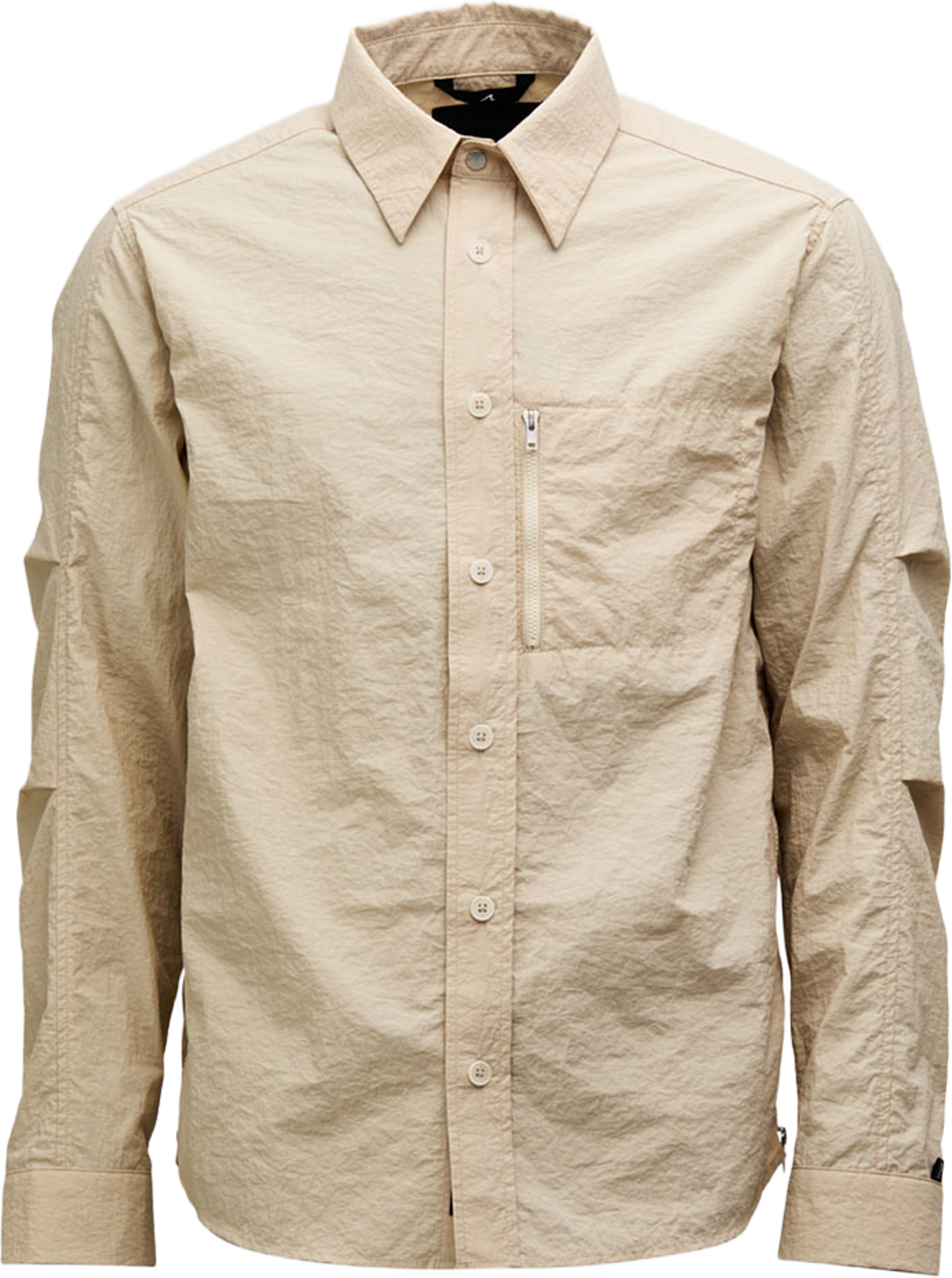 Filey Crepe Nylon Shirt, från Cesar, i färgen Light Beige. Klicka för att öppna bilden i stort format