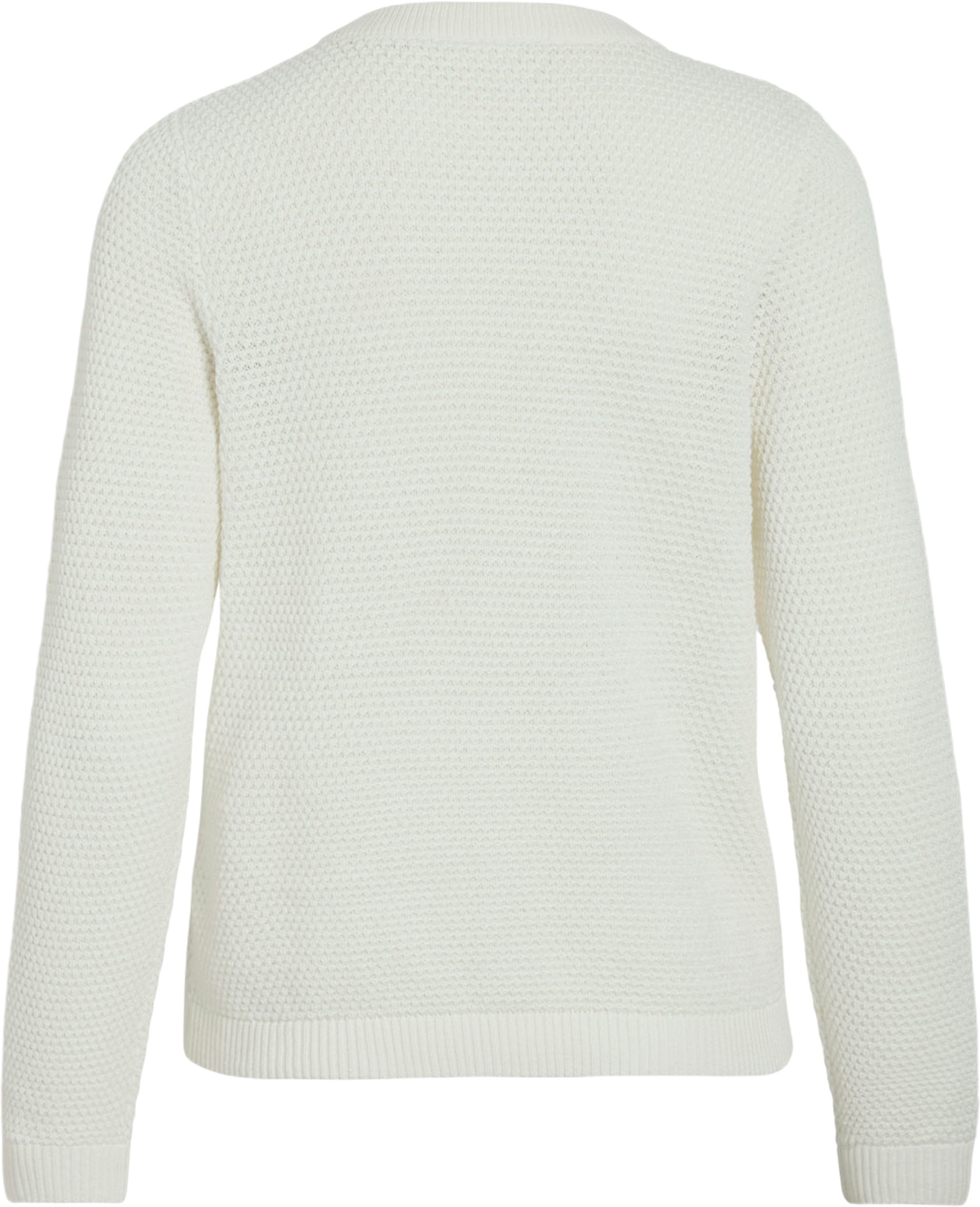 VIDALO O-NECK L/S KNIT CARDIGAN, från Vila, i färgen White Alyssum. Klicka för att öppna bilden i stort format