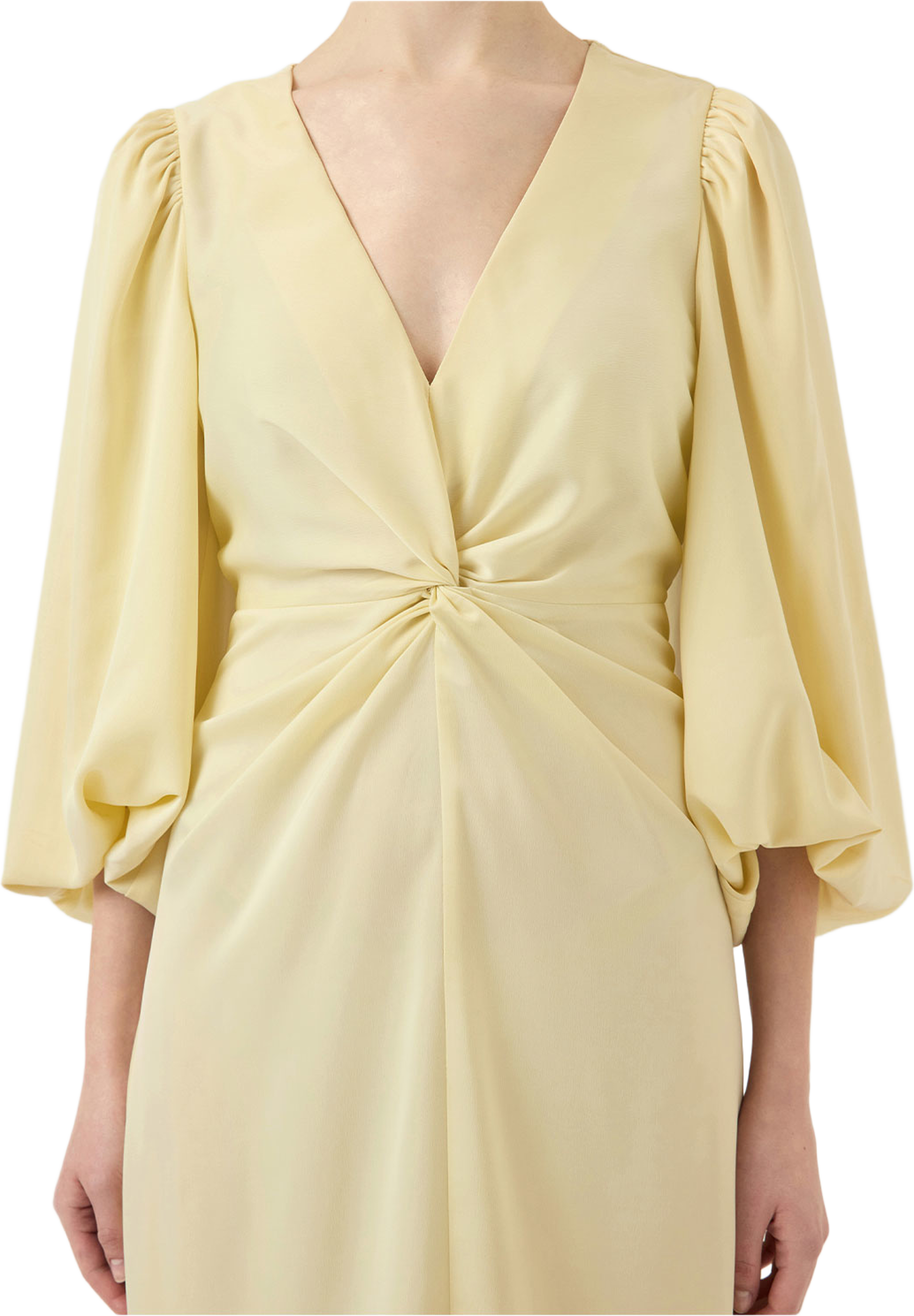 Yasthea Long Dress, från Y.A.S, i färgen Anise Flower. Klicka för att öppna bilden i stort format