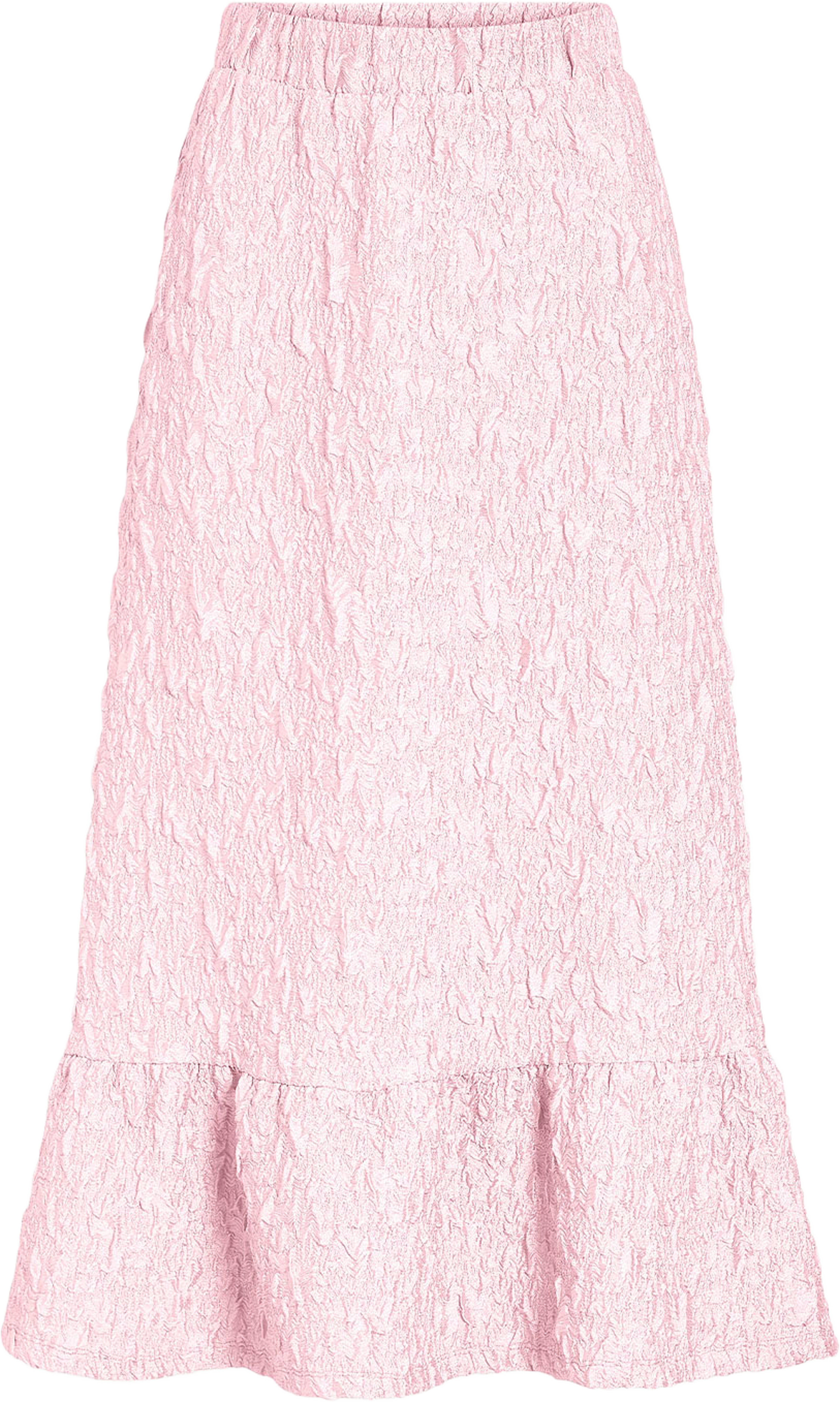 Visophia Midi Skirt, från Vila, i färgen Cherry Blossom. Klicka för att öppna bilden i stort format