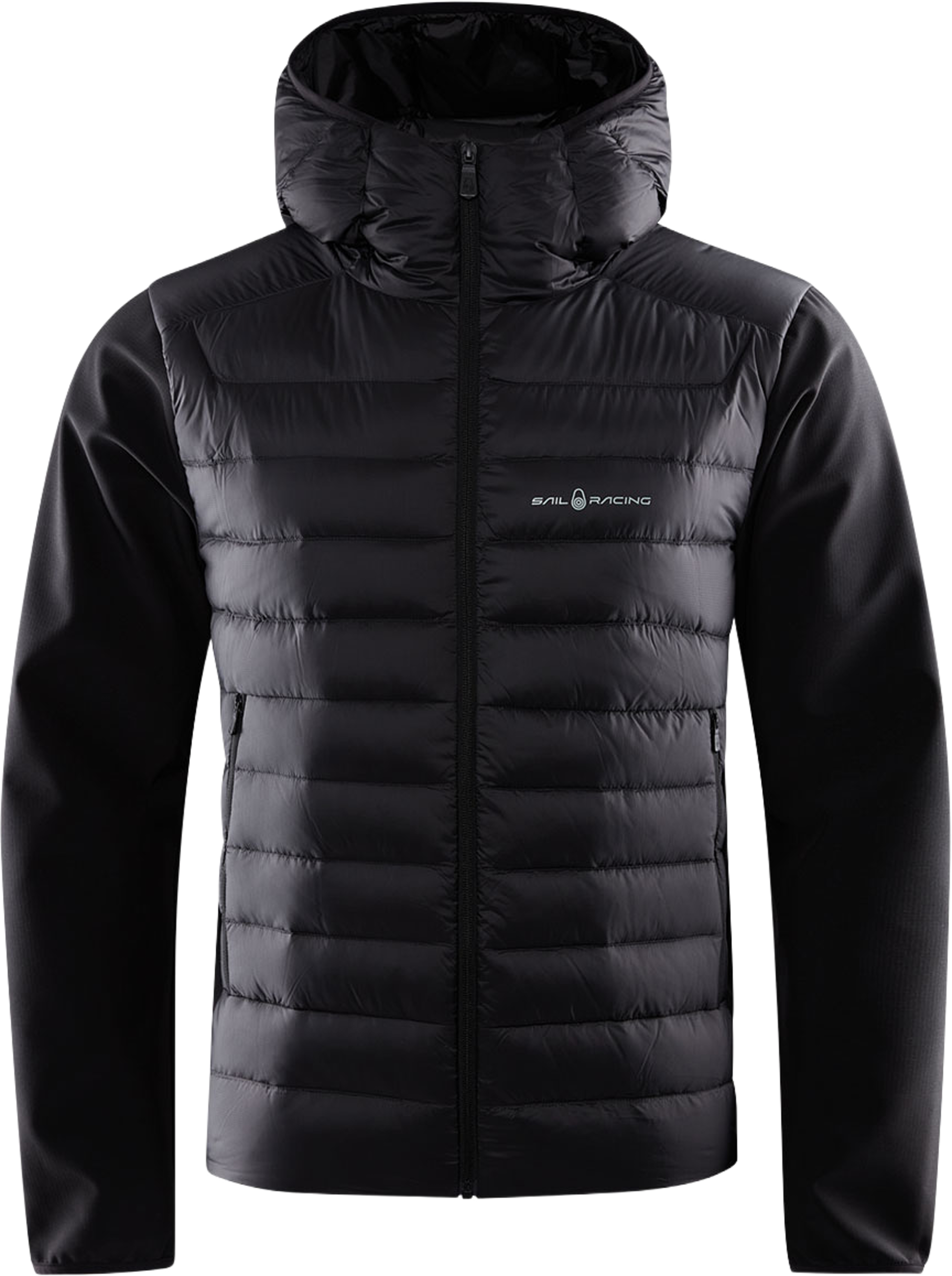 Spray Hybrid Down Hood, från Sail Racing, i färgen Carbon. Klicka för att öppna bilden i stort format