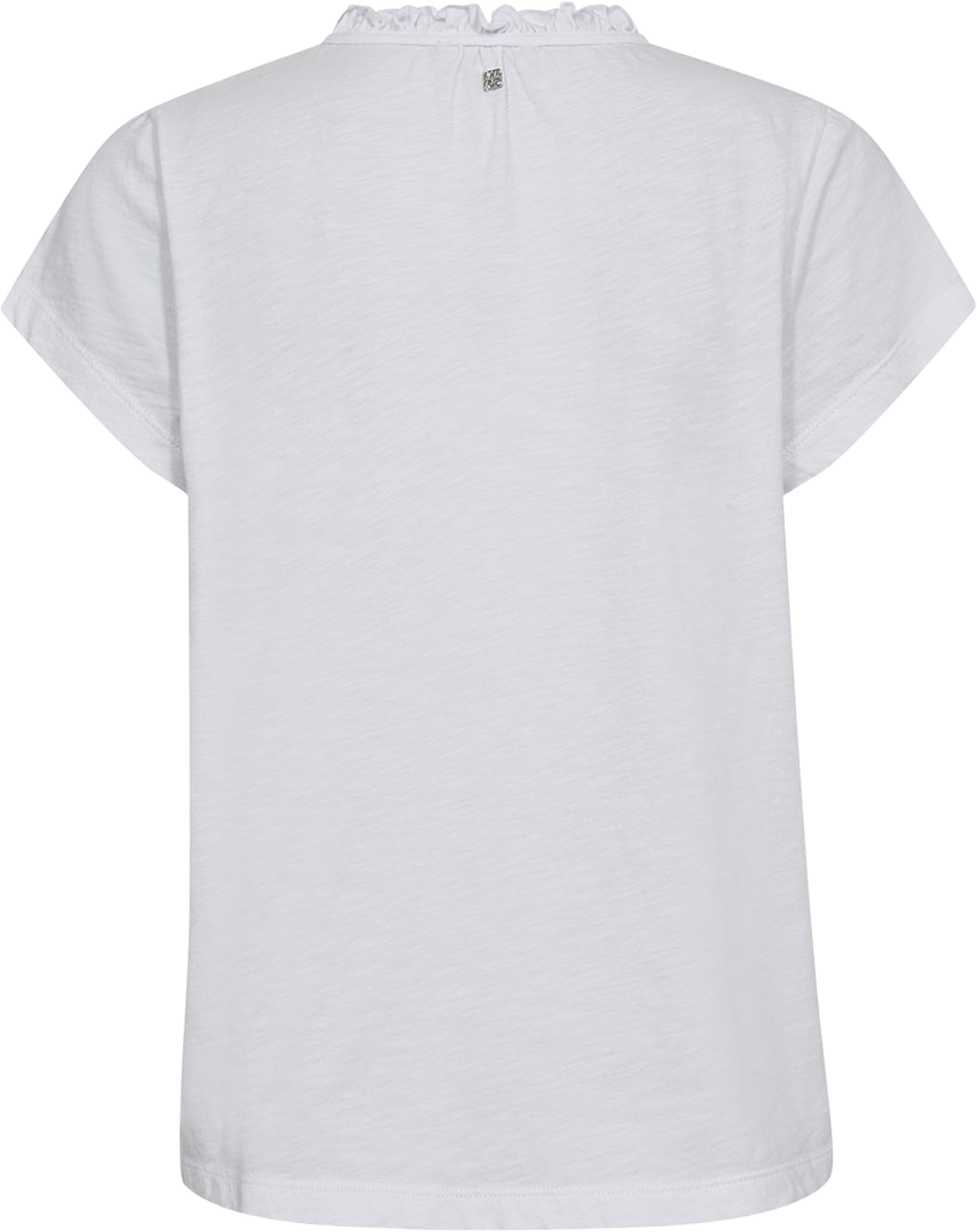 Anly SS Tee, från Mos Mosh, i färgen White. Klicka för att öppna bilden i stort format