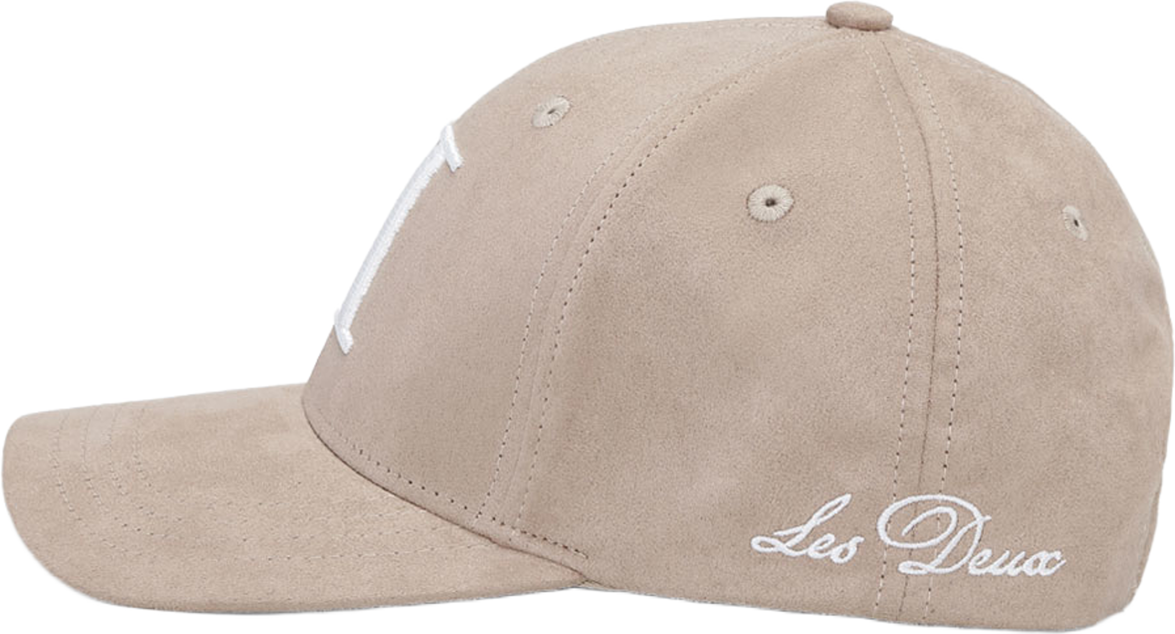Encore Suede Baseball Cap, från LES DEUX, i färgen Dark Sand. Klicka för att öppna bilden i stort format