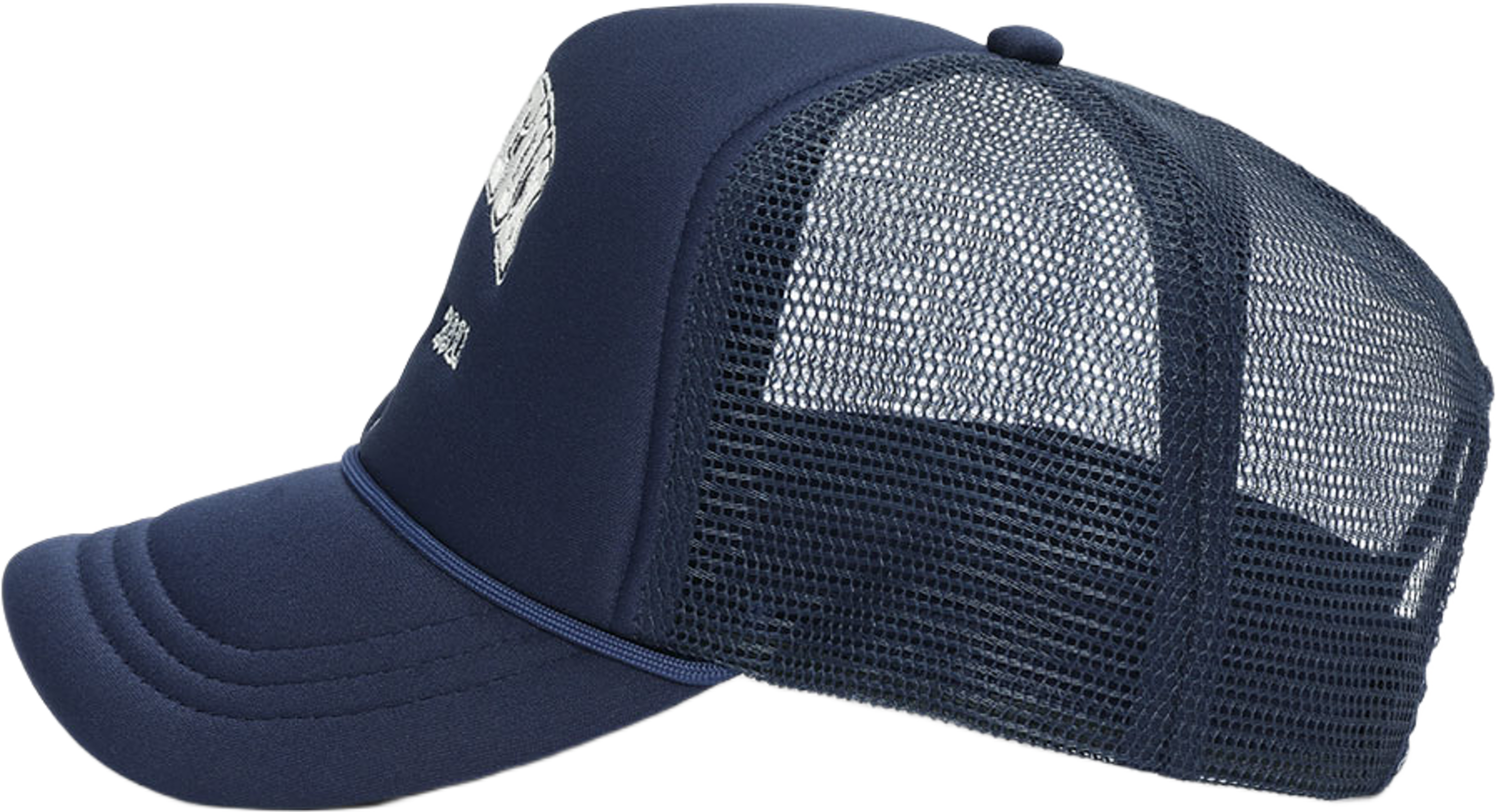 Basketball Player Trucker Cap, från LES DEUX, i färgen Dark Navy Blue. Klicka för att öppna bilden i stort format