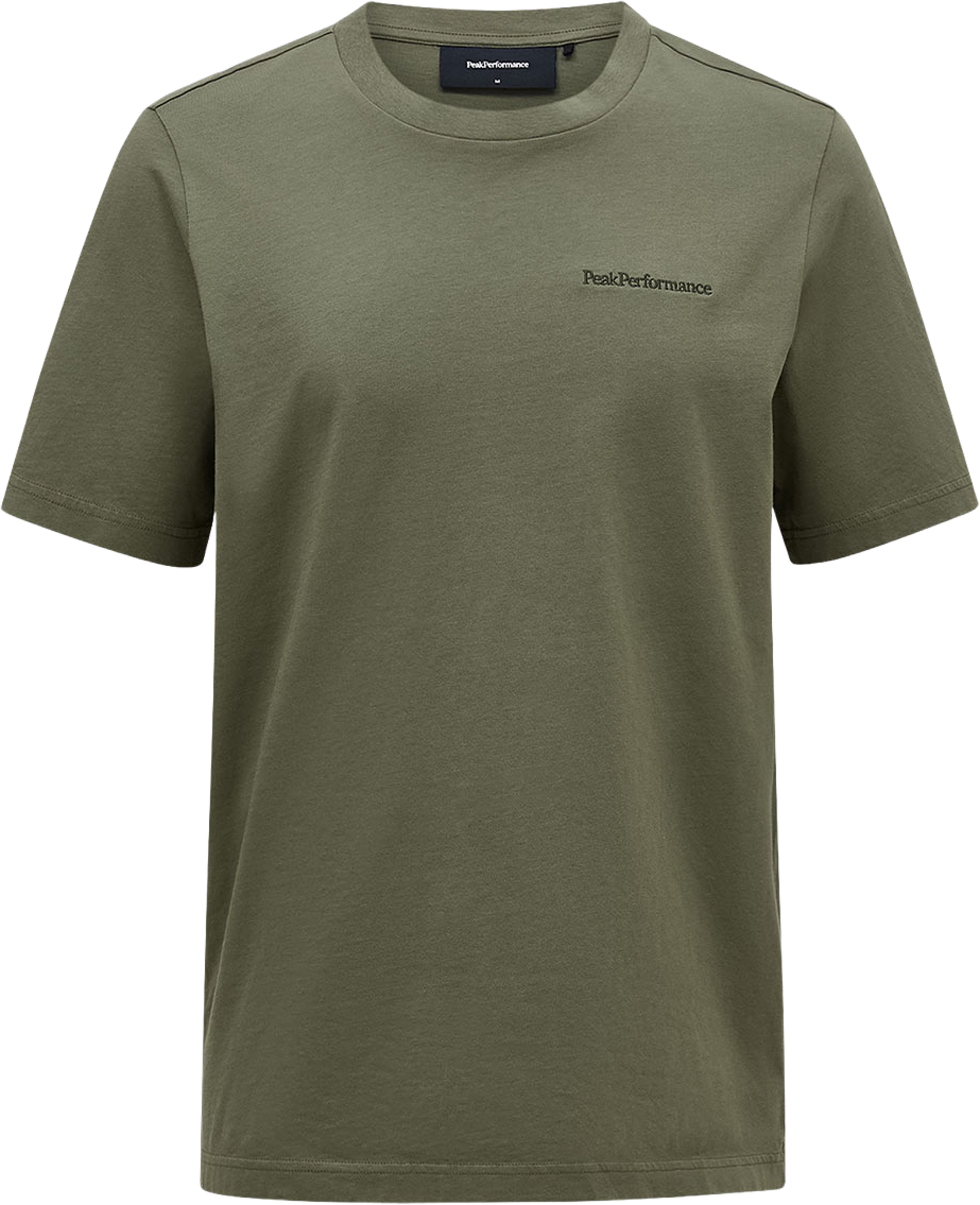 Original Small Logo Tee, från Peak Performance, i färgen Pine Needle. Klicka för att öppna bilden i stort format