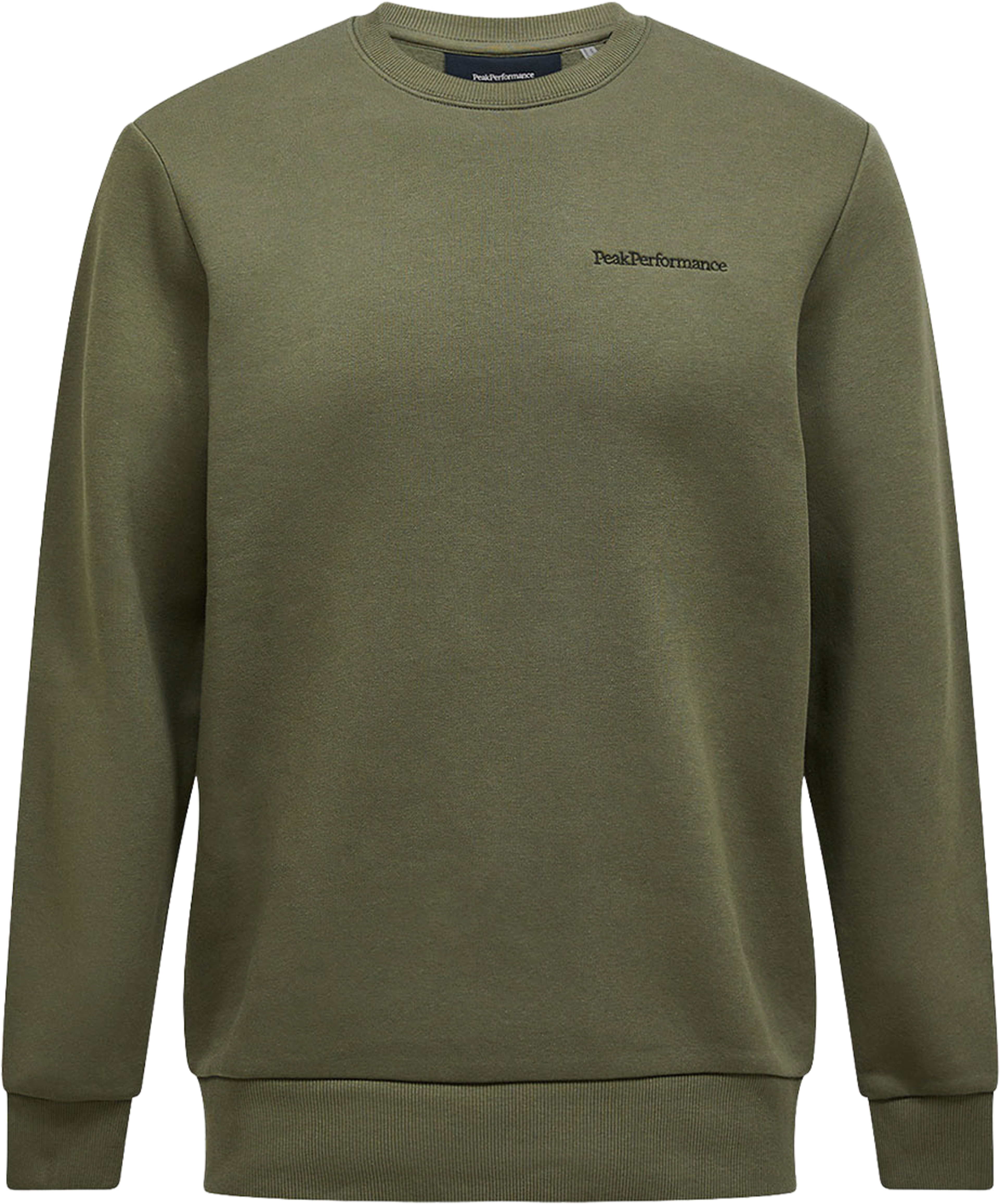 M Original Small Logo Crew, från Peak Performance, i färgen Pine Needle. Klicka för att öppna bilden i stort format