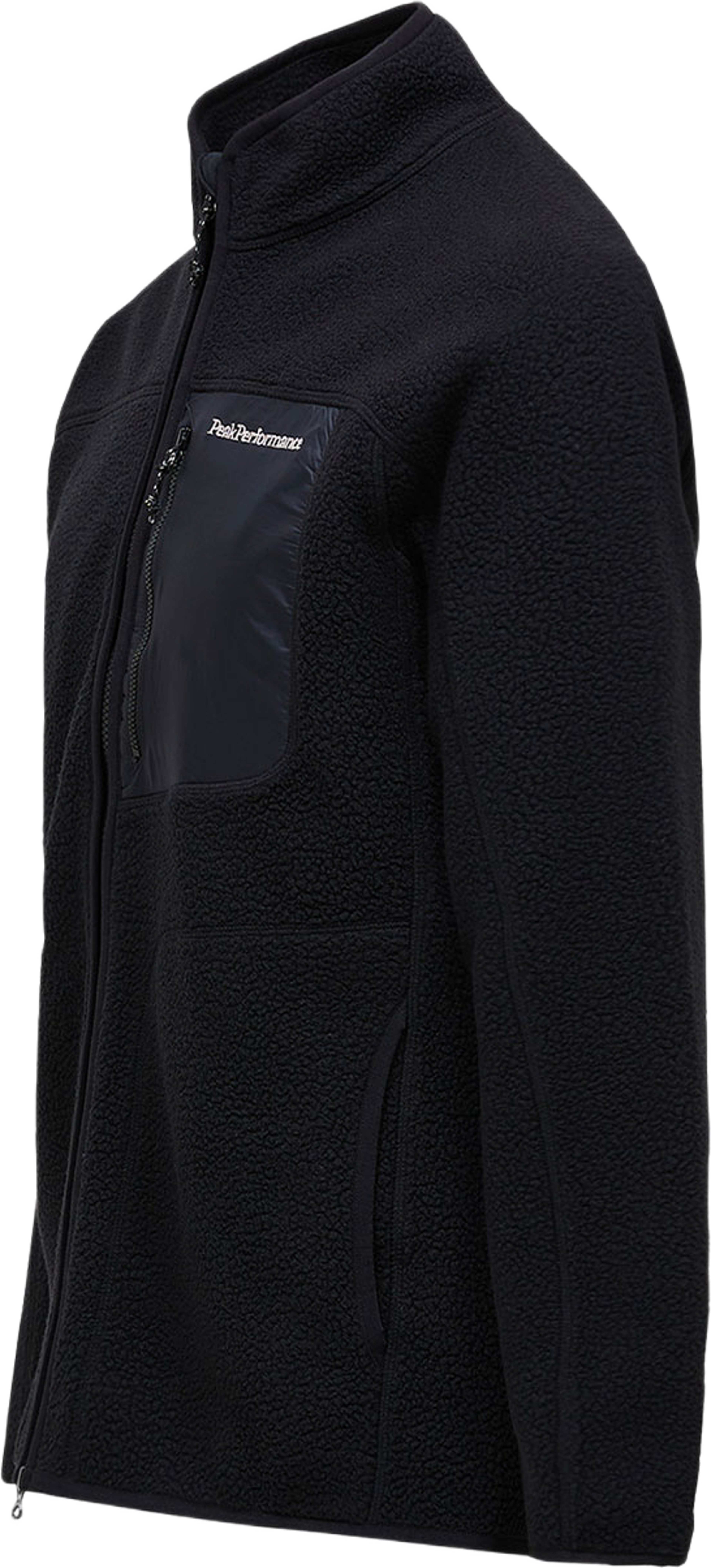 NatureRush Pile Zip Jacket, från Peak Performance, i färgen Black/Black/. Klicka för att öppna bilden i stort format